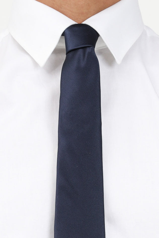 LANVIN Cravatta in seta blu da uomo 1282/1c . LANVIN