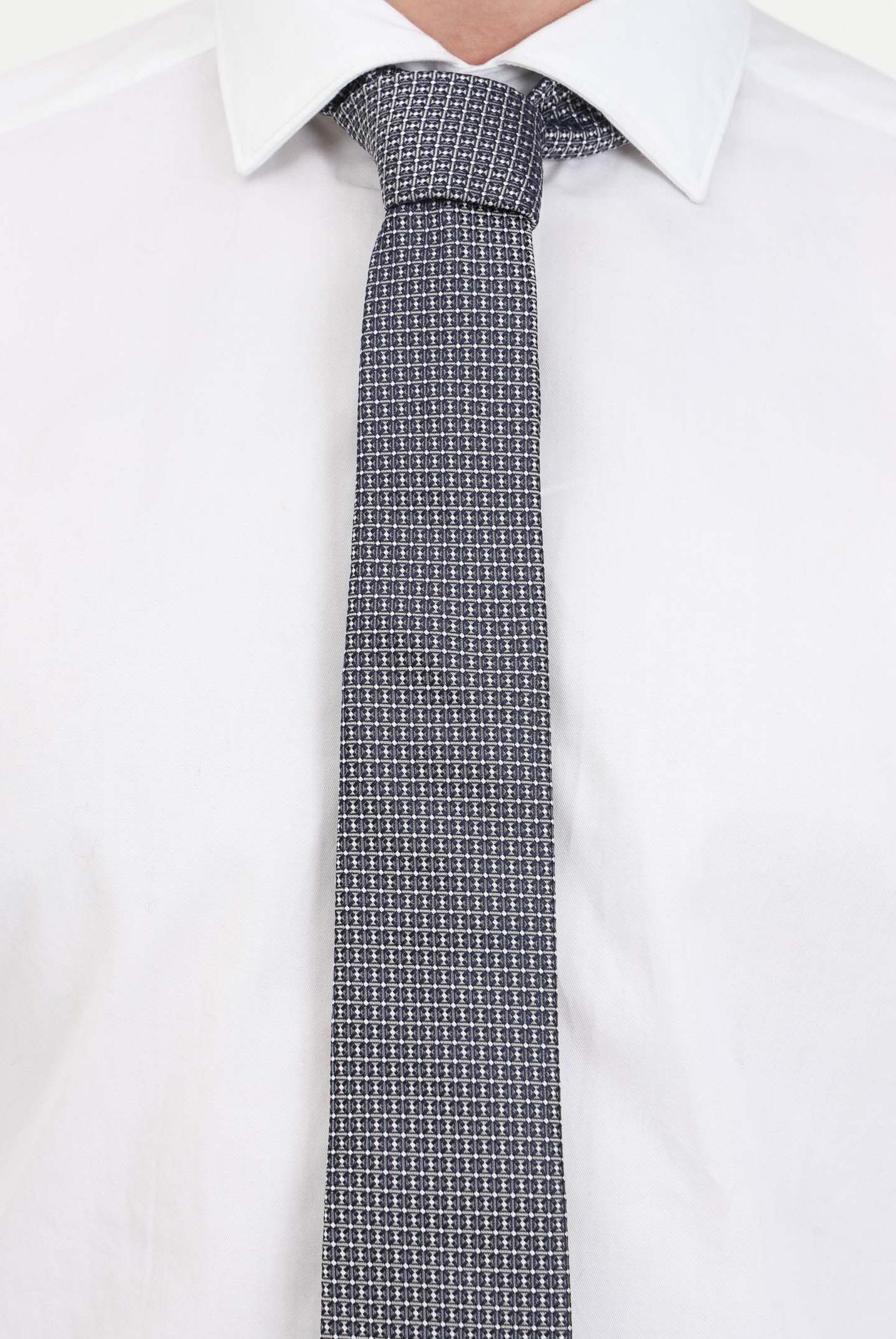 LANVIN Cravatta blu da uomo a fantasia 3103 5 LANVIN