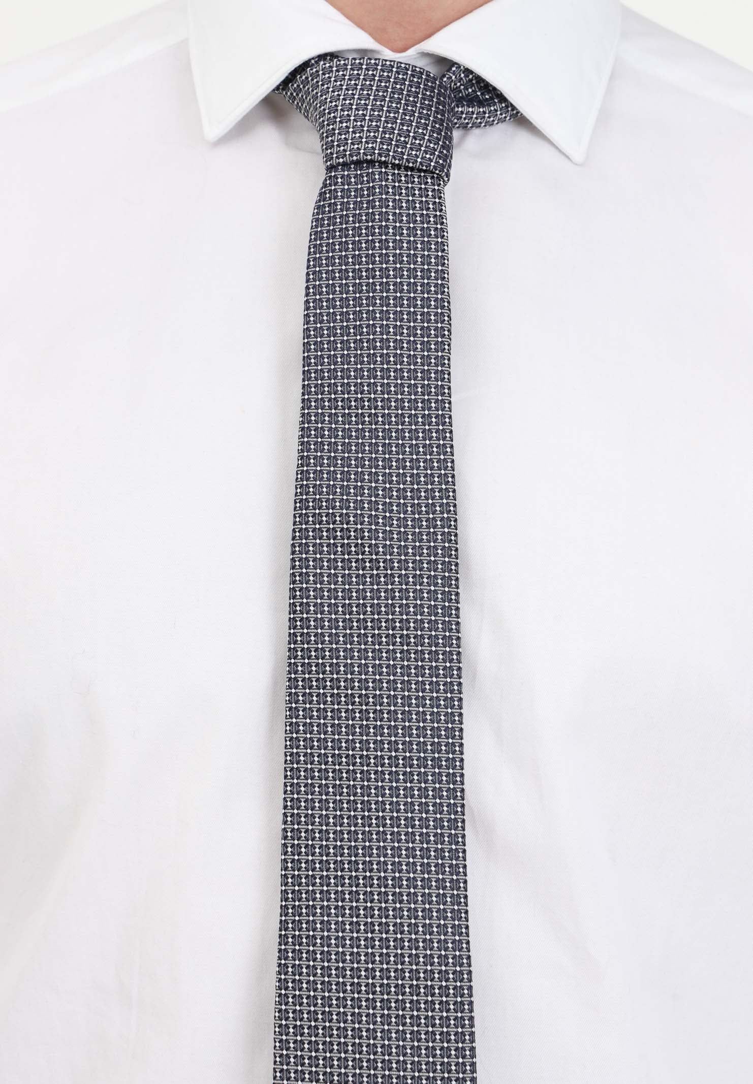 LANVIN Cravatta blu da uomo a fantasia 3103 5 LANVIN