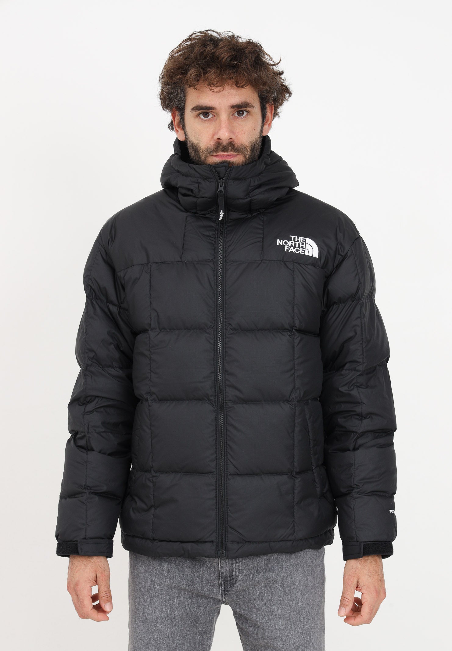Giubbino nero con cappuccio da uomo NF0A853CJK31 JK31 THE NORTH FACE