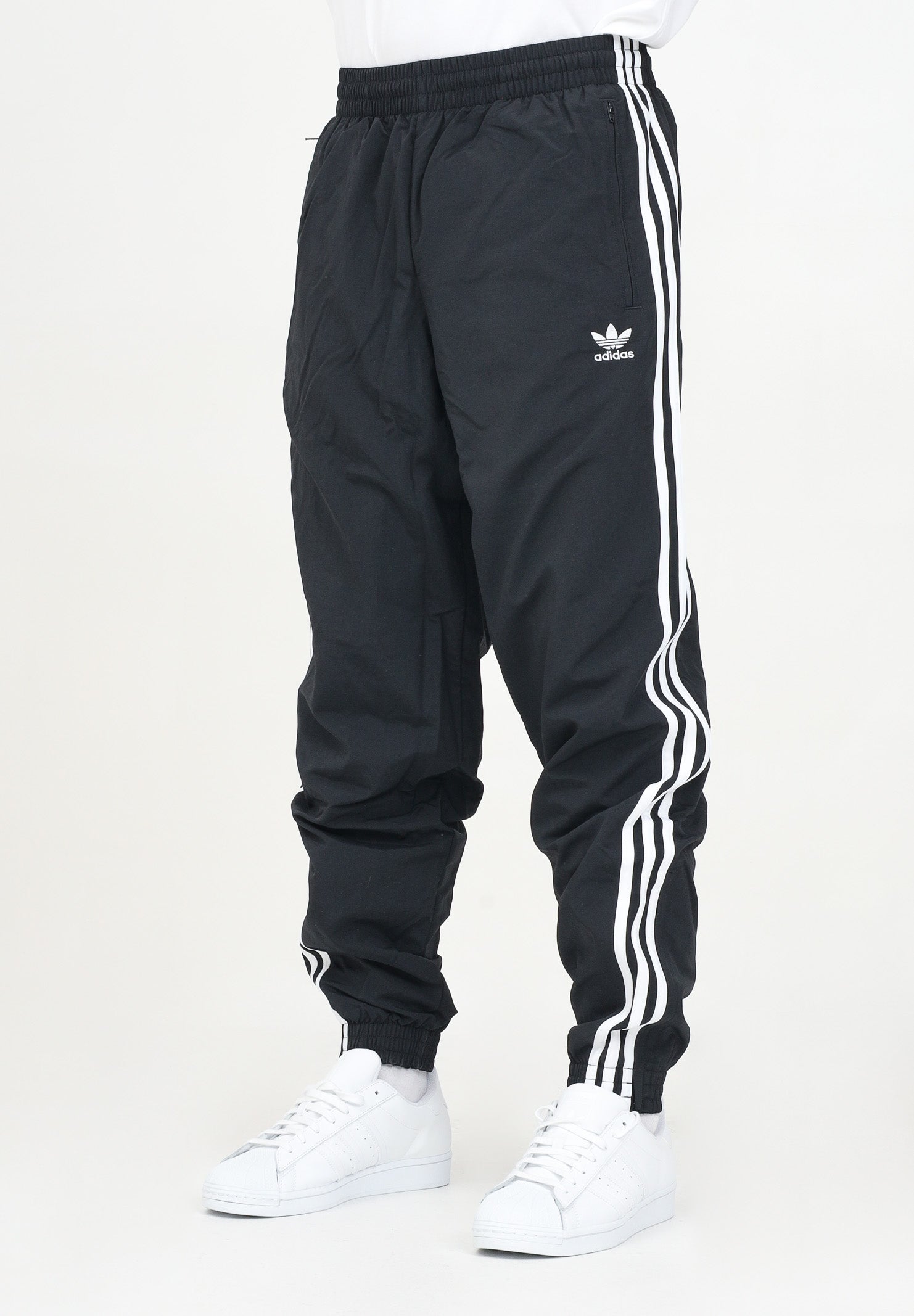 Pantalone sportivo Adicolor Woven Firebird nero da uomo IT2501 . ADIDAS ORIGINALS