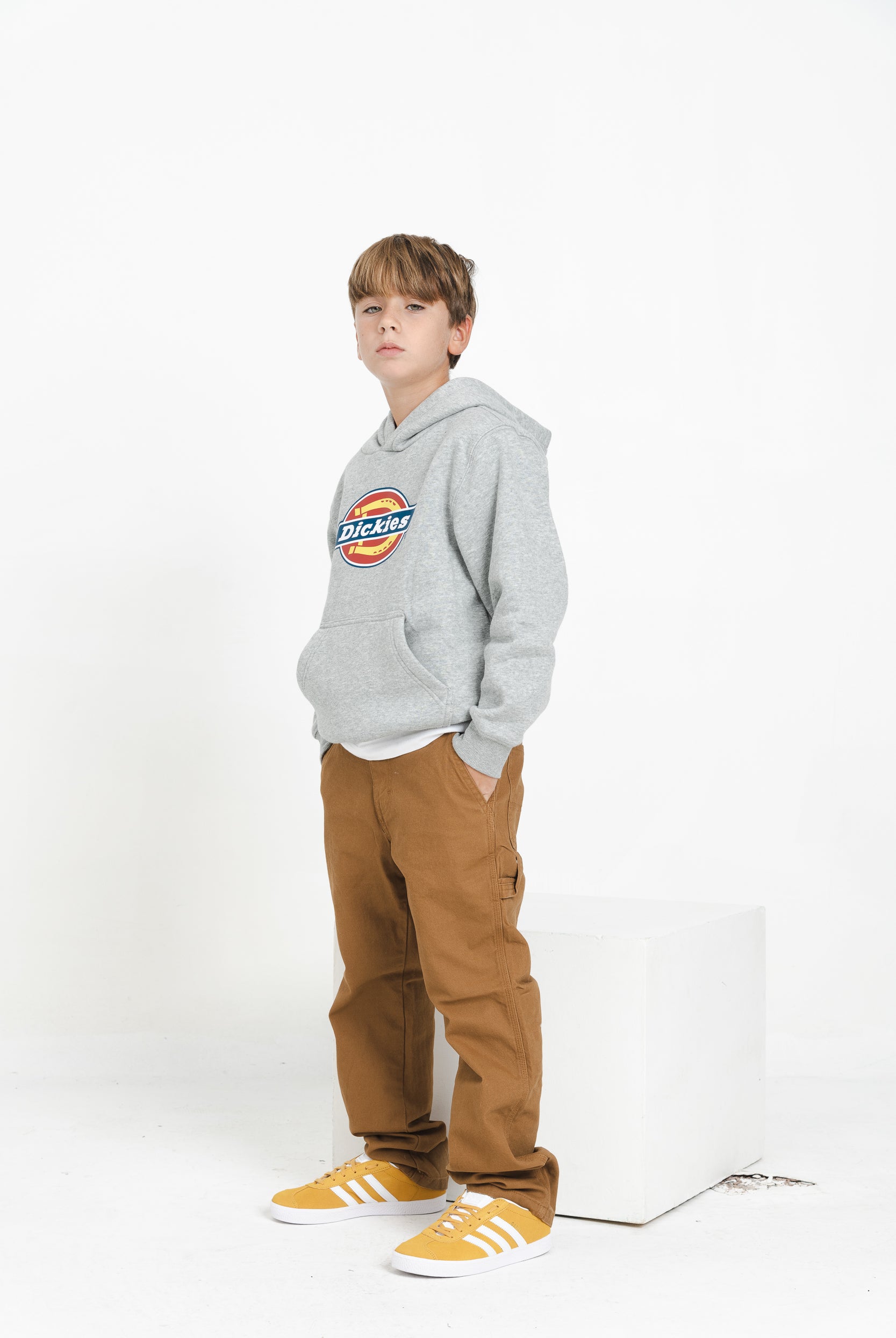 Jeans cargo Carpenter beige per bambino e bambina DK0A85WT0BD1 0BD1 DIckies