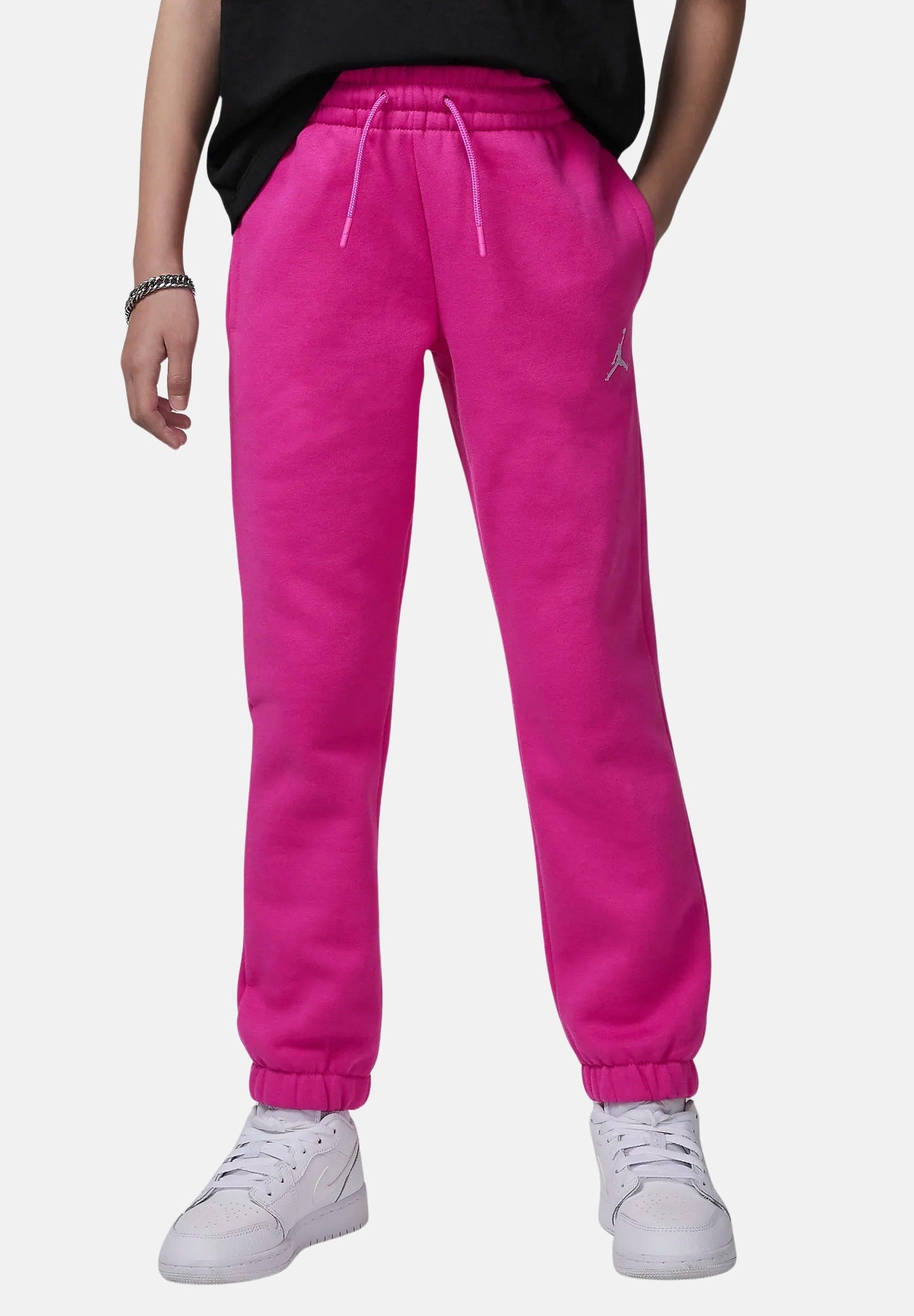 Pantalone sportivo Brooklyn Essentials fucsia per bambina 45D295 A2B JORDAN