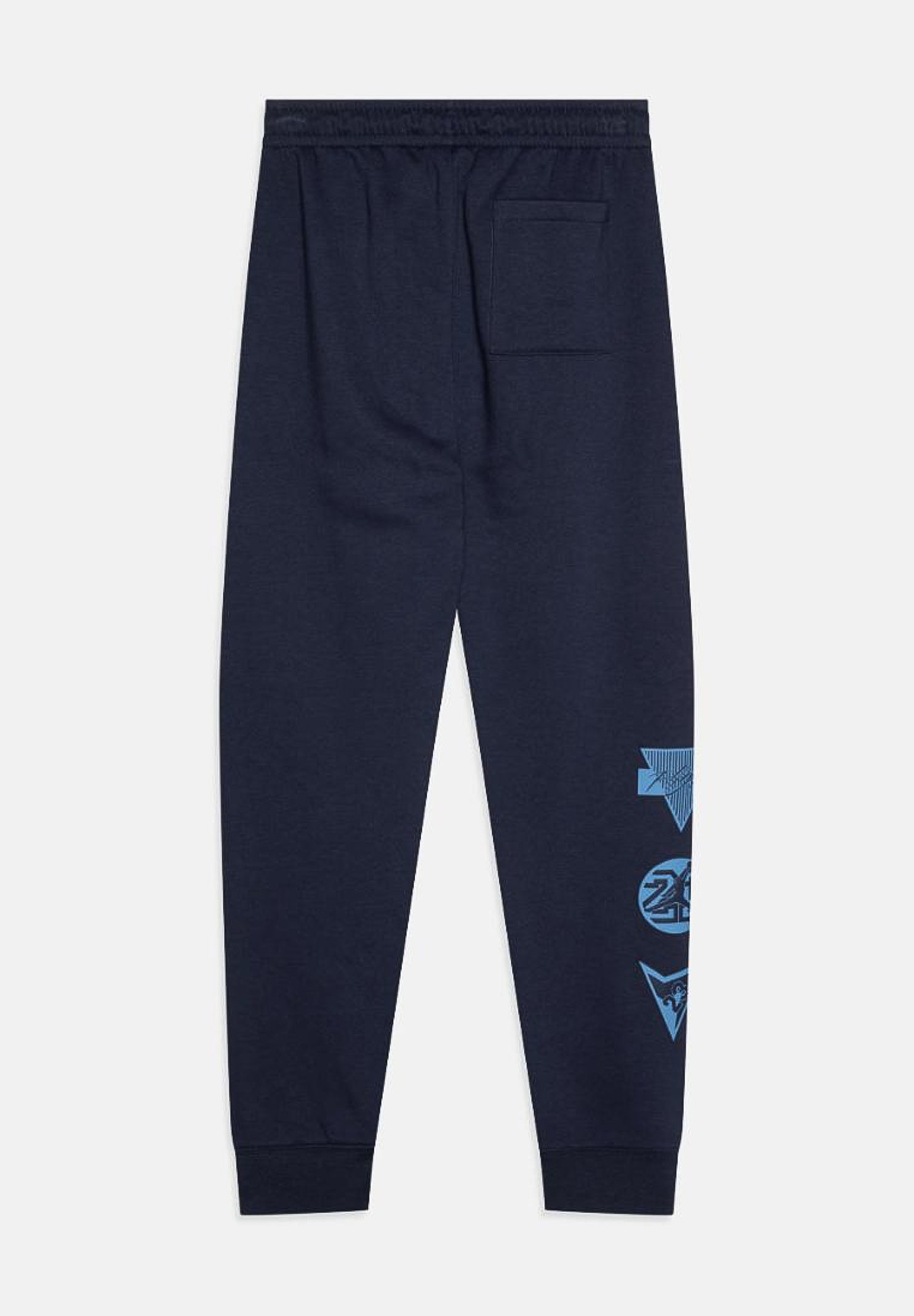 Pantalone sportivo Badge Logo blu da bambino 95D544 U90 JORDAN