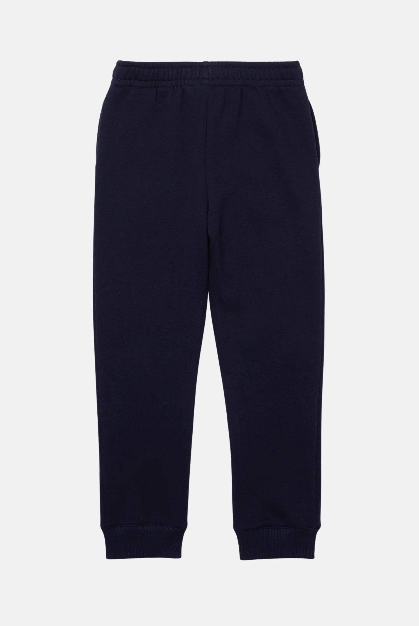 Pantalone sportivo blu per bambino e bambina rifinito da ricamo coccodrillo XJ9728 166 LACOSTE