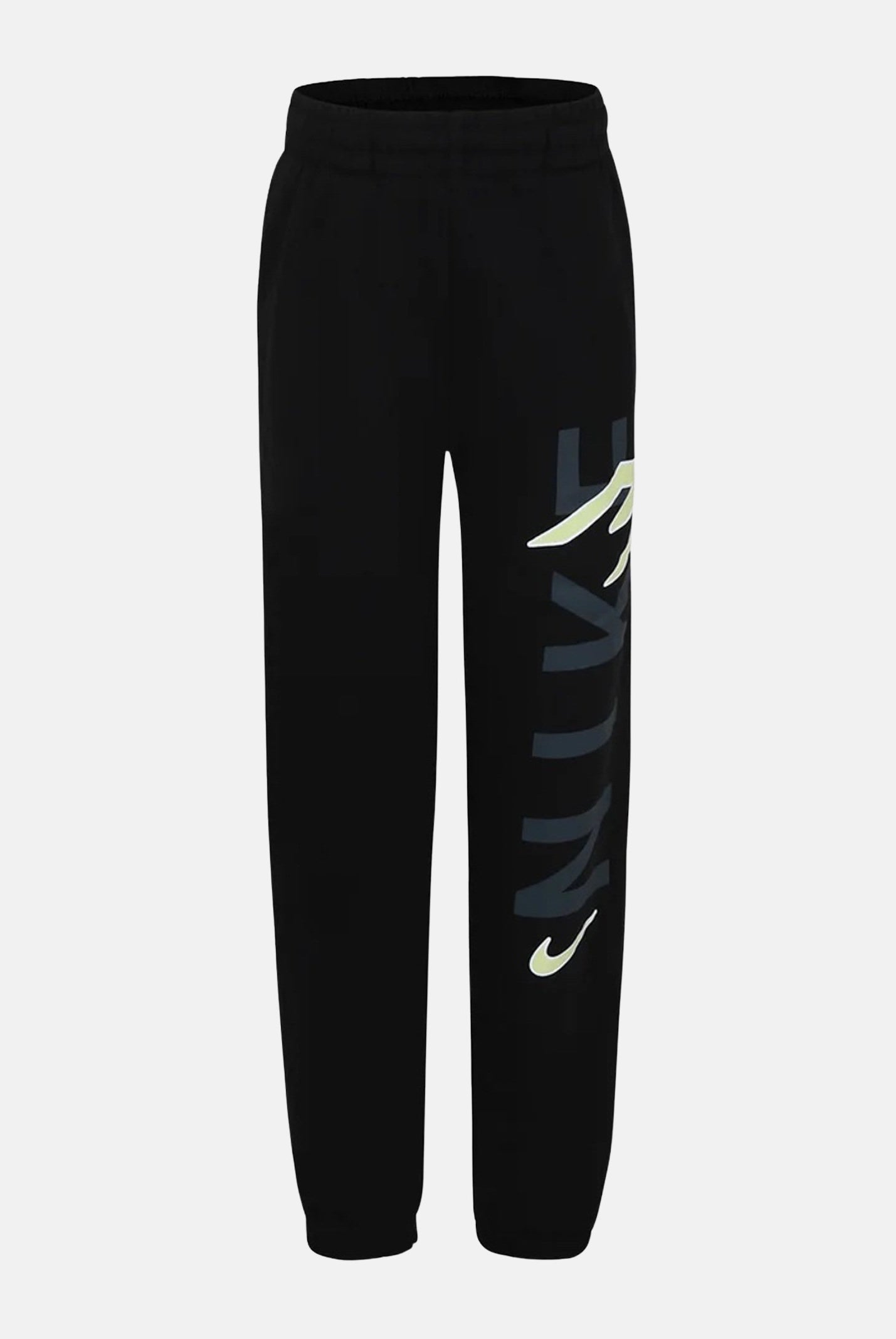Pantalone sportivo nero per bambino e bambina con maxi stampa logo 9Q0826 023 NIKE