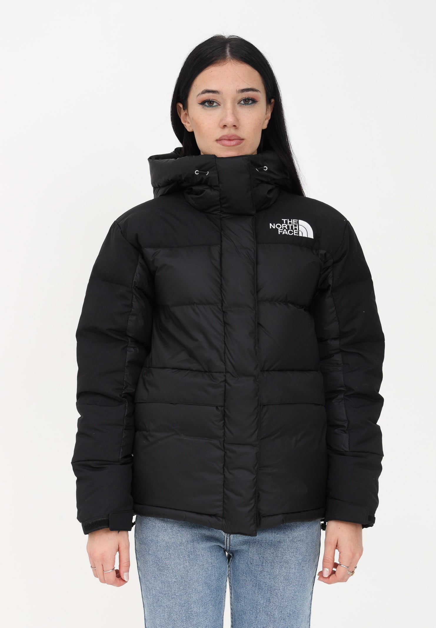 Piumino nero da donna con logo NF0A4R2WJK31 JK31. THE NORTH FACE