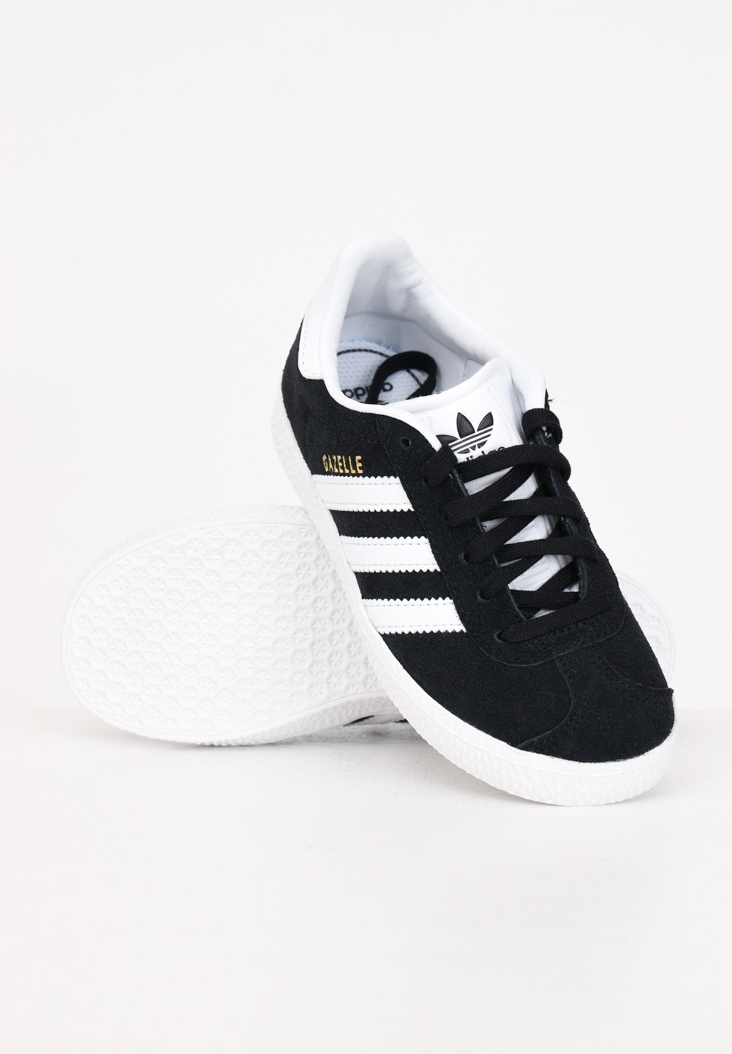 ADIDAS ORIGINALS Sneakers Gazelle nere per bambino e bambina BB2507 . ADIDAS ORIGINALS