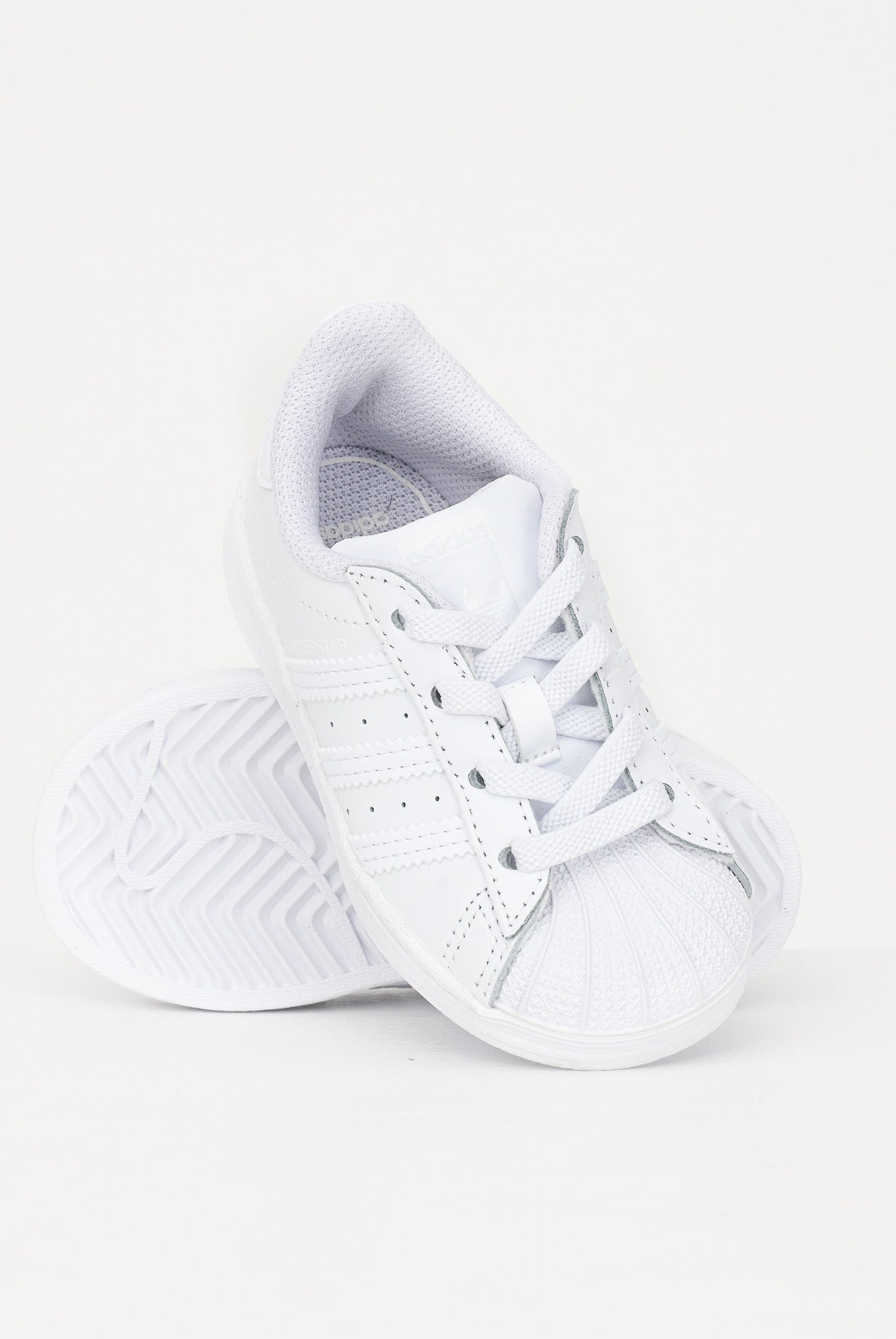 ADIDAS ORIGINALS Sneakers Superstar bianche da neonato EF5397 . ADIDAS ORIGINALS