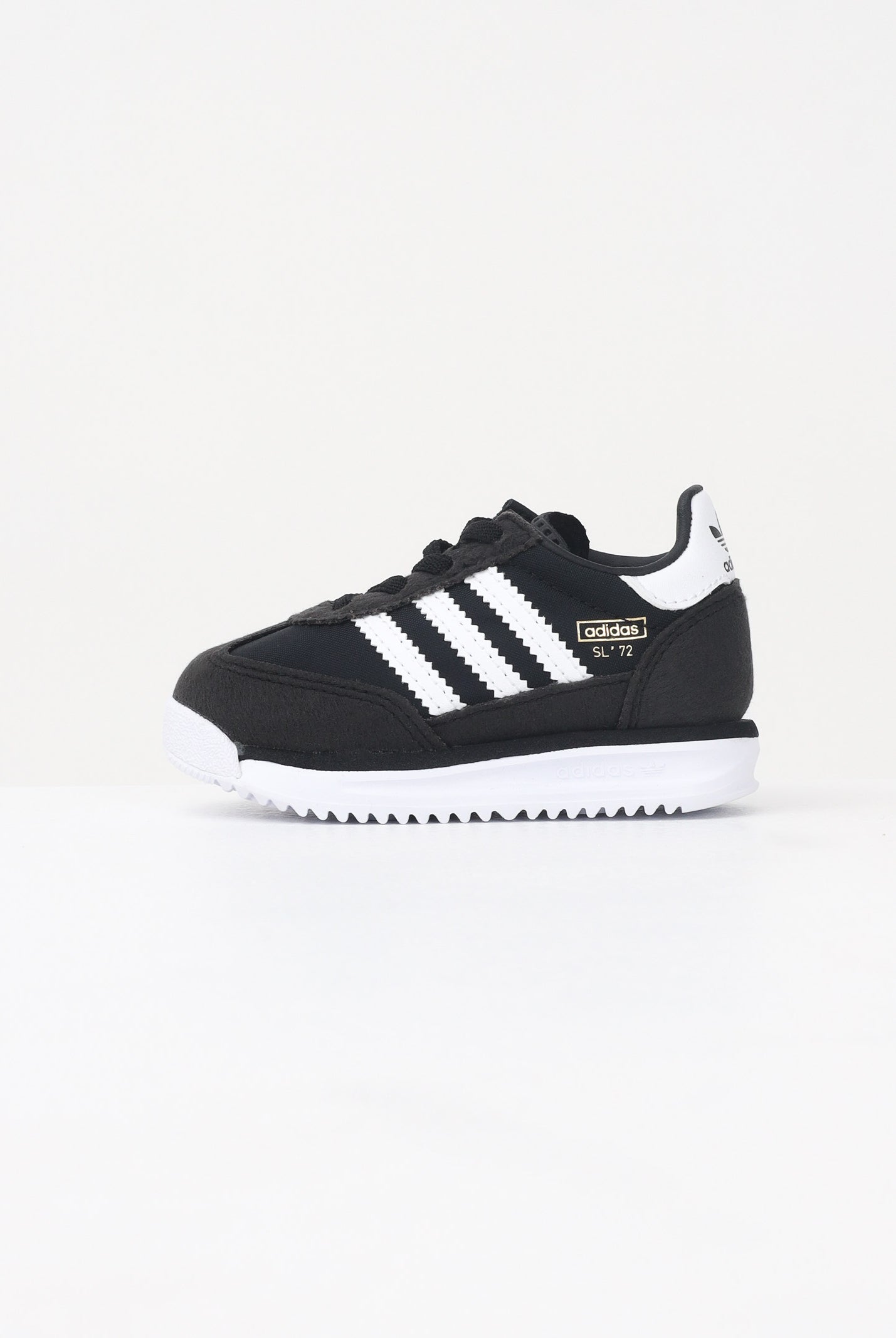 ADIDAS ORIGINALS Sneakers SL 72 RS Elastic Laces nere da neonato IH2978 . ADIDAS ORIGINALS