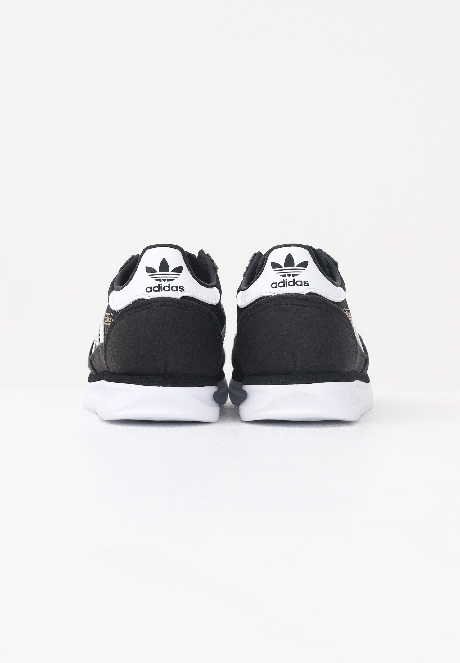 ADIDAS ORIGINALS Sneakers SL 72 RS Elastic Laces nere da neonato IH2978 . ADIDAS ORIGINALS