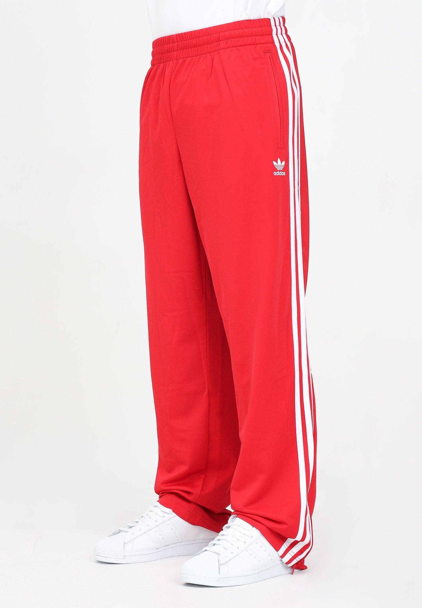 ADIDAS ORIGINALS Pantalone sportivo adicolor Classics Firebird rosso da uomo IJ7057 . ADIDAS ORIGINALS