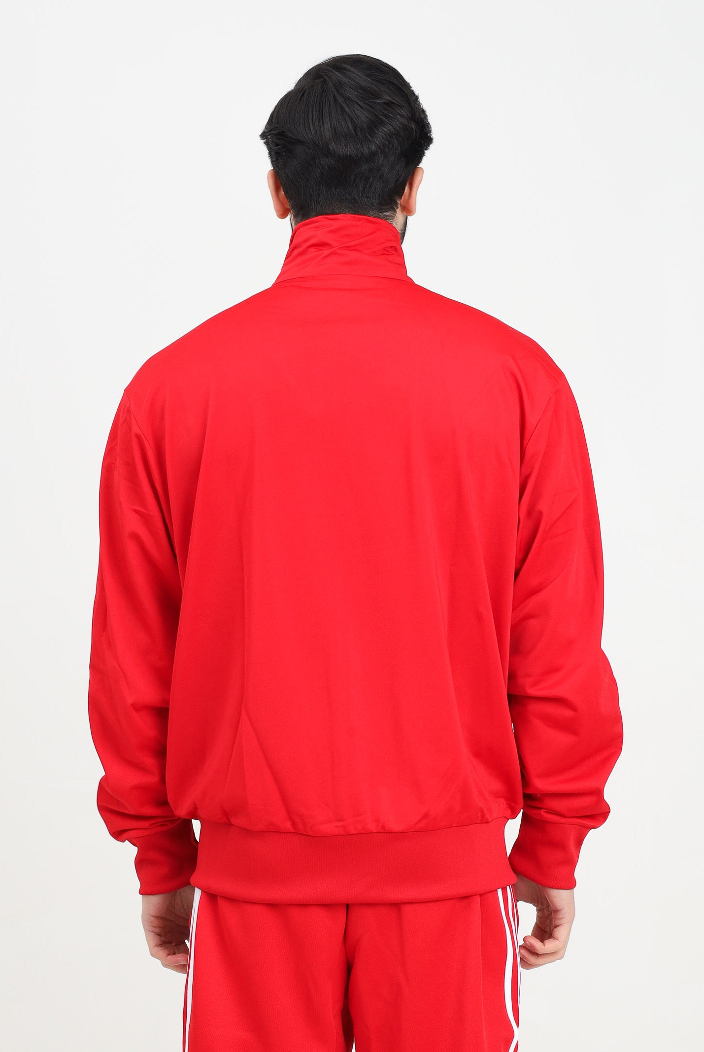 ADIDAS ORIGINALS Felpa con zip Adicolor Classics Firebird rossa da uomo IJ7060 . ADIDAS ORIGINALS