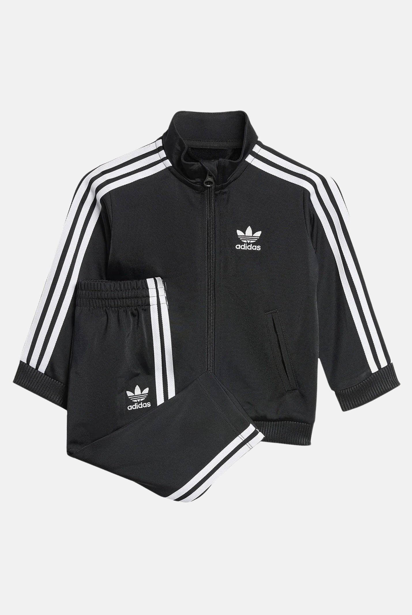 ADIDAS ORIGINALS Tuta Adicolor Firebird Infant nera da neonato IX5203 . ADIDAS ORIGINALS