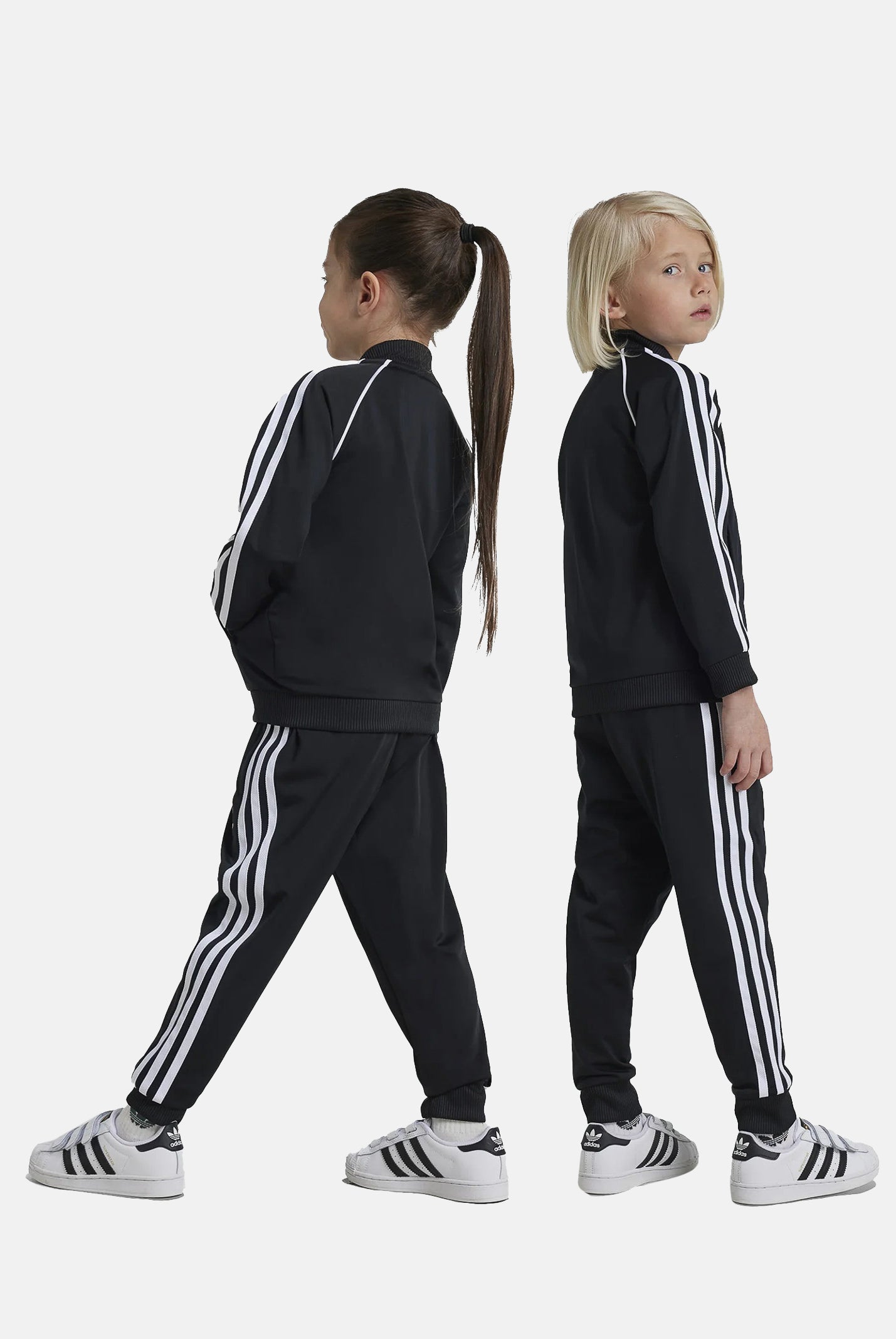 ADIDAS ORIGINALS Tuta Adicolor SST nera per bambino e bambina IX7624 . ADIDAS ORIGINALS