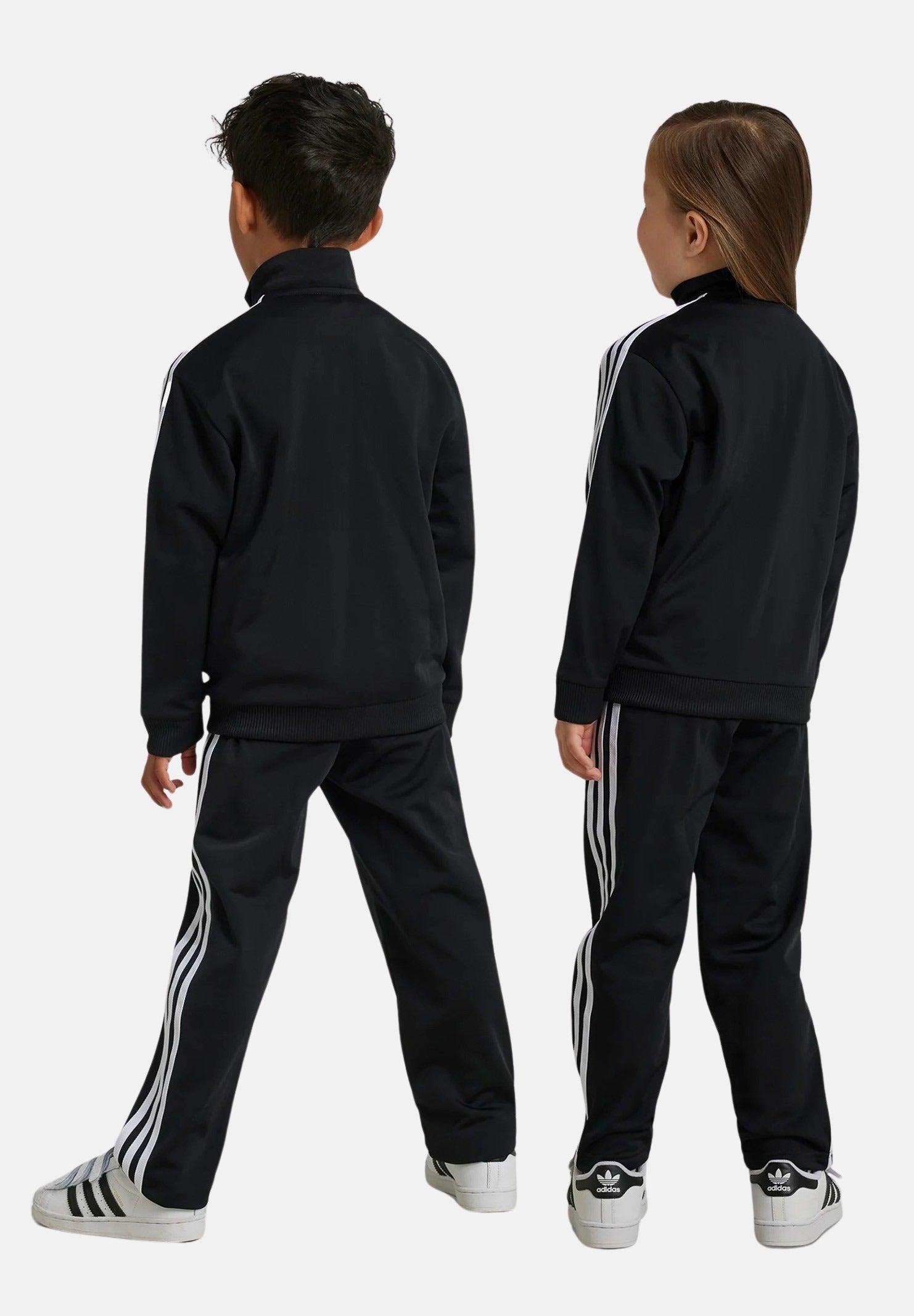 ADIDAS ORIGINALS Tuta nera ADICOLOR FIREBIRD per bambino e bambina IY4798 . ADIDAS ORIGINALS