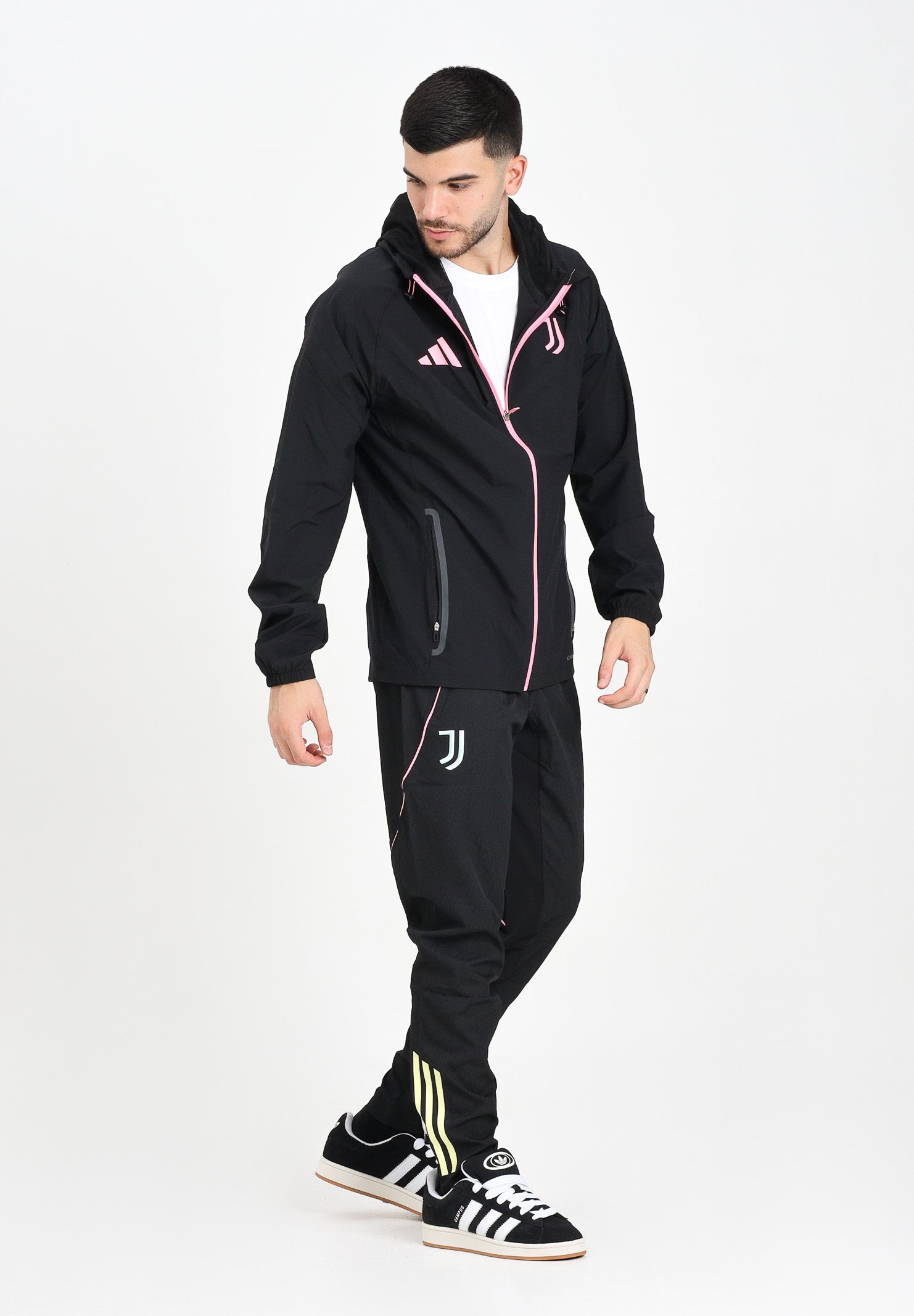 ADIDAS ORIGINALS Pantalone sportivo Juventus Tiro 25 Competition Vis Tech nero da uomo JP1626 . ADIDAS ORIGINALS