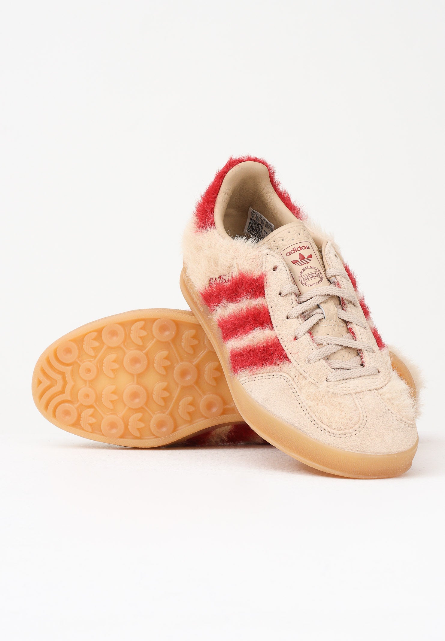 ADIDAS ORIGINALS Sneakers Gazelle Indoor Fur Tan beige da donna JP8341 . ADIDAS ORIGINALS