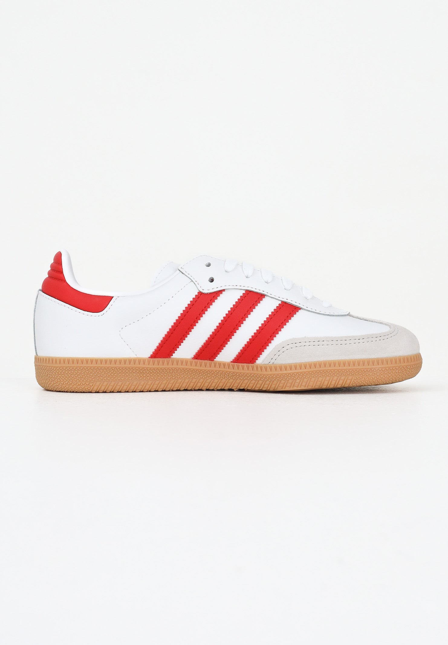 ADIDAS ORIGINALS Sneakers Samba OG bianche e rosse per uomo e donna JQ2833 . ADIDAS ORIGINALS