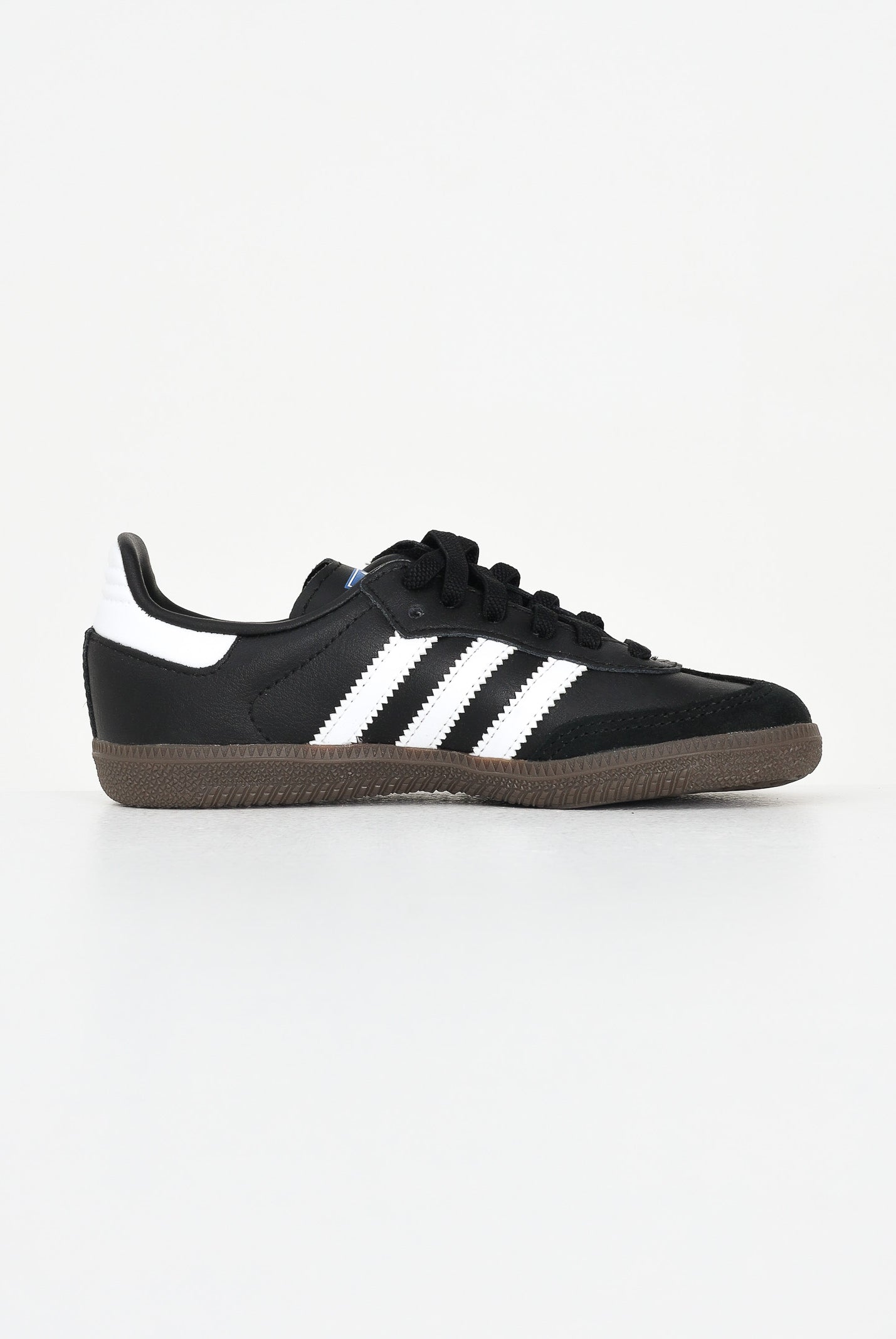ADIDAS ORIGINALS Sneakers Samba OG Comfort Closure Elastic Lace nere per bambino e bambina JQ6390 . ADIDAS ORIGINALS