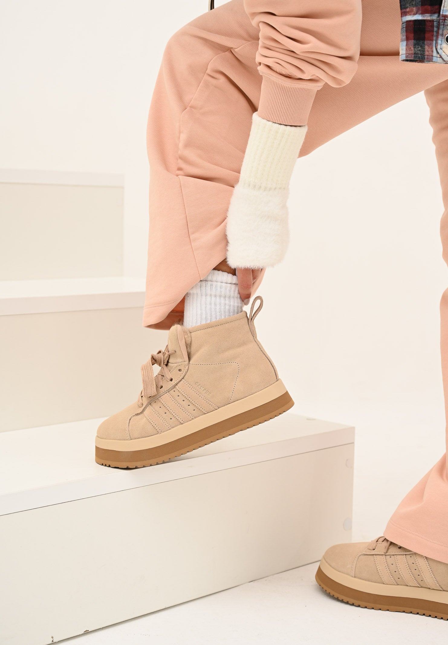 ADIDAS ORIGINALS Sneakers Campus 00s Winter Mid beige da donna JR3735 . ADIDAS ORIGINALS