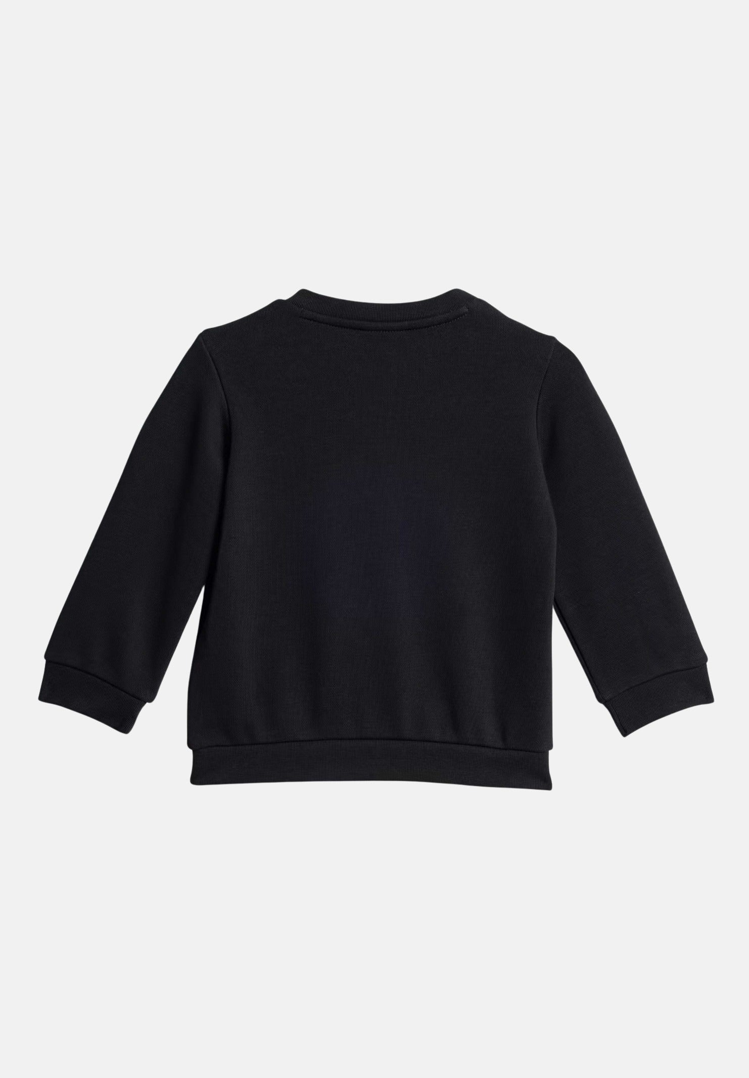 ADIDAS ORIGINALS Tuta Trefoil Crew nera da neonato JW5299 . ADIDAS ORIGINALS