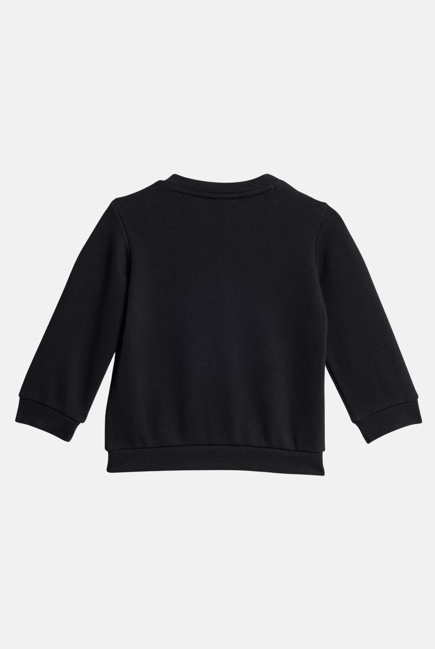 ADIDAS ORIGINALS Tuta Trefoil Crew nera da neonato JW5299 . ADIDAS ORIGINALS
