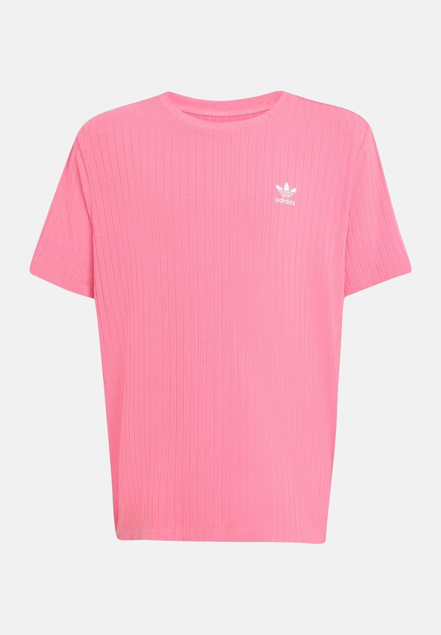 ADIDAS ORIGINALS T-shirt a manica corta Wide Rib rosa da bambina JX5180 . ADIDAS ORIGINALS