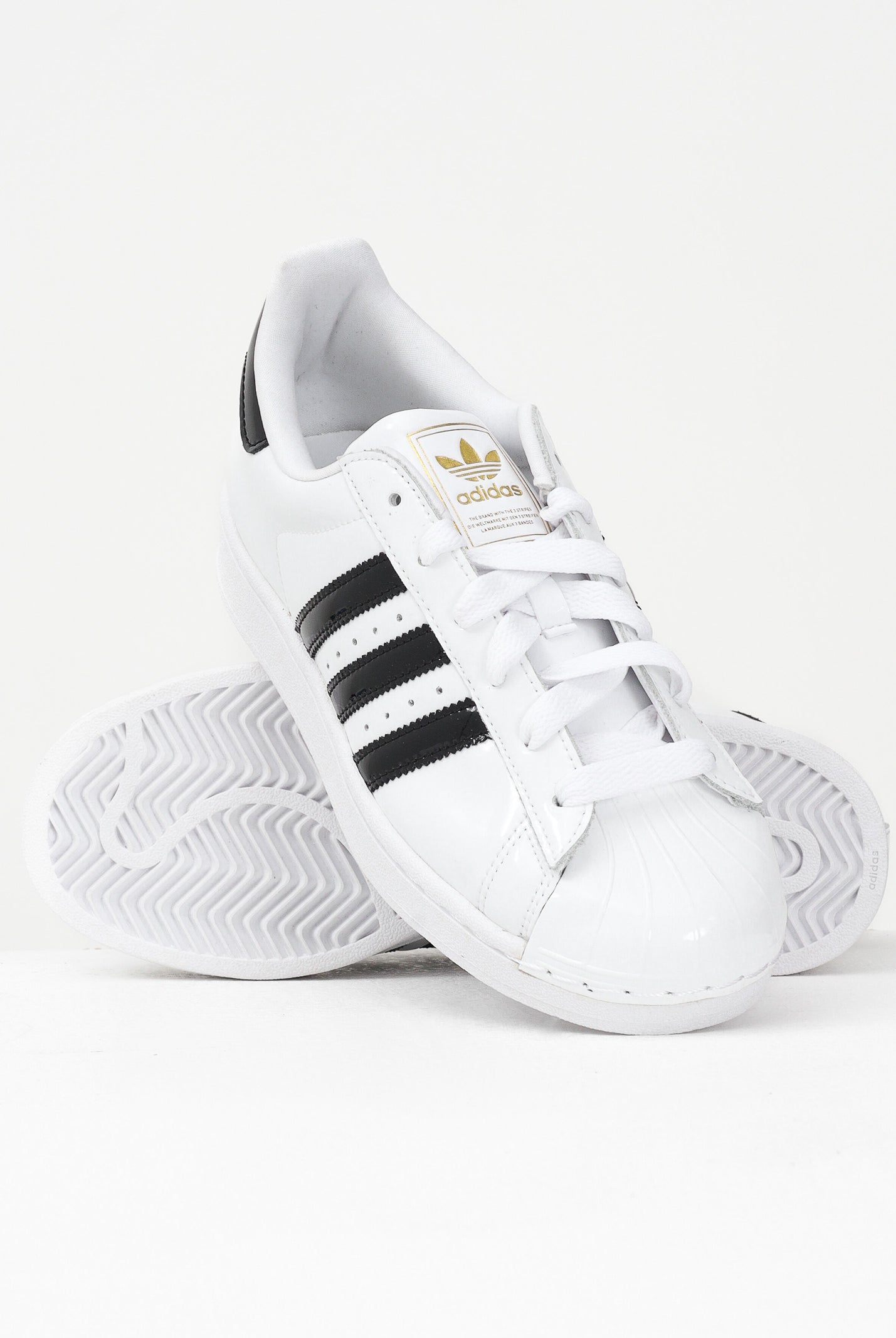 ADIDAS ORIGINALS Sneakers Superstar II bianche da donna JS4010 . ADIDAS ORIGINALS