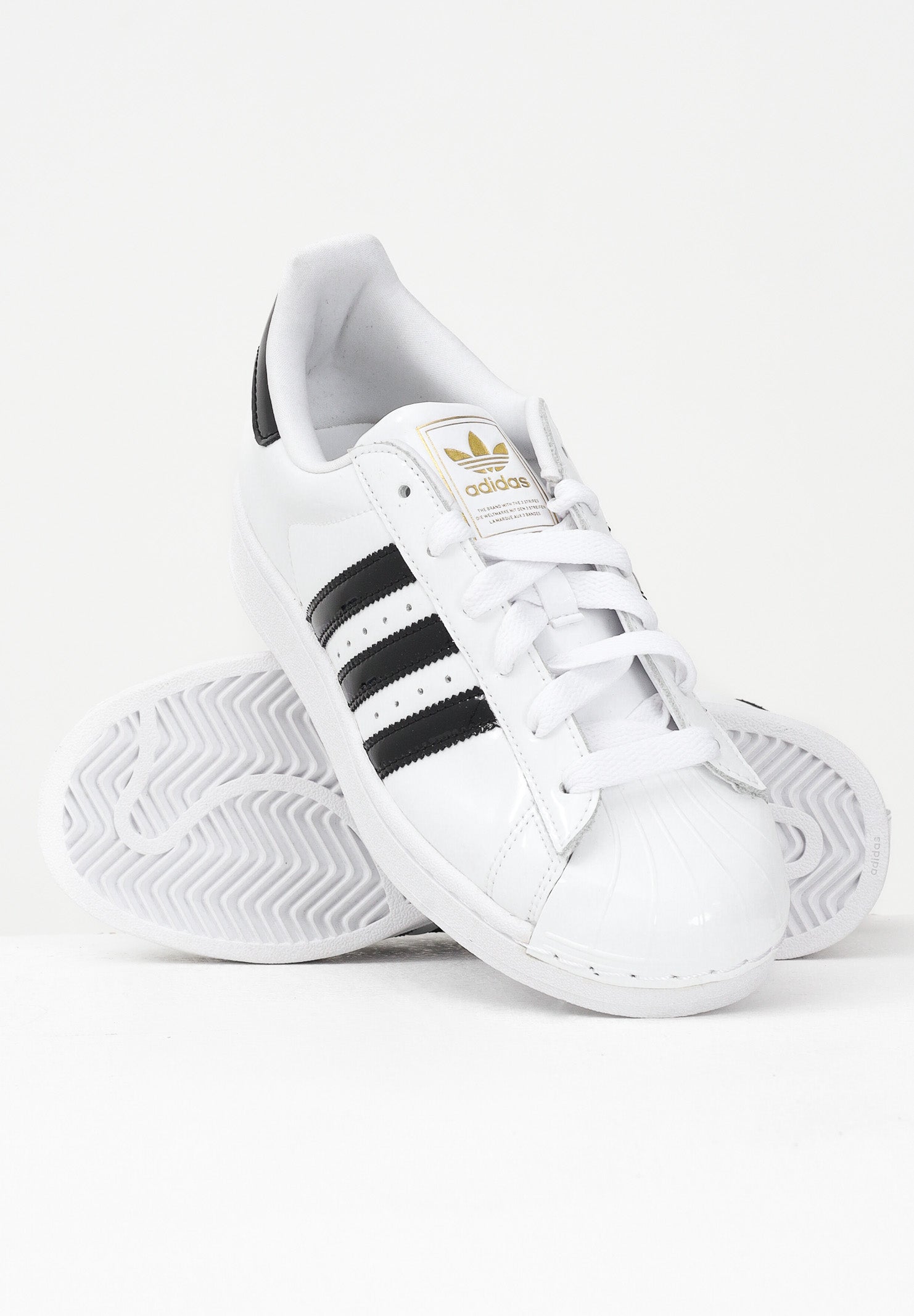 ADIDAS ORIGINALS Sneakers Superstar II bianche da donna JS4010 . ADIDAS ORIGINALS