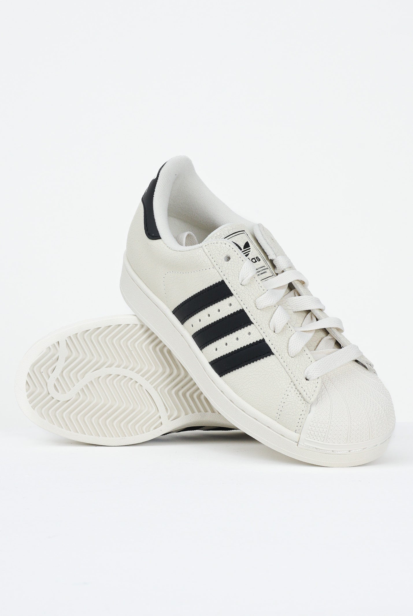 ADIDAS ORIGINALS Sneakers SUPERSTAR II panna per uomo e donna JS4013 . ADIDAS ORIGINALS