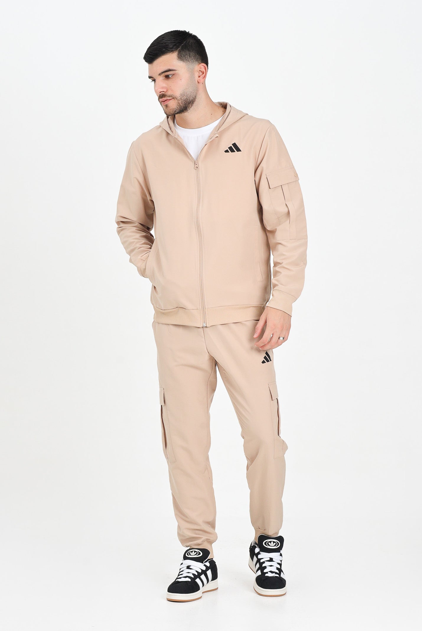 ADIDAS PERFORMANCE Tuta Cargo beige da uomo JN1807 . ADIDAS PERFORMANCE