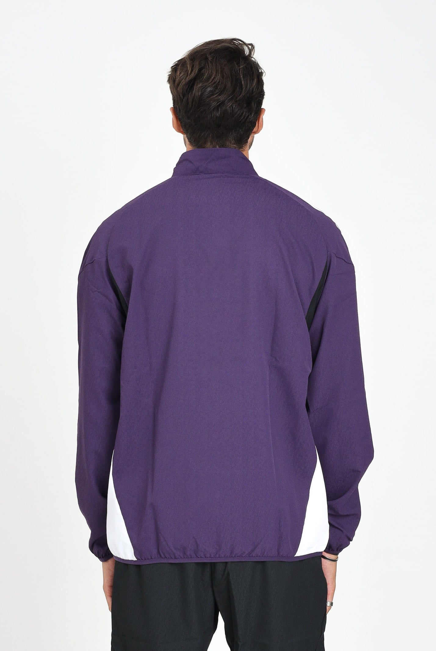 ADIDAS PERFORMANCE Felpa con zip Manchester United Tiro 25 Competition viola da uomo JP3107 . ADIDAS PERFORMANCE