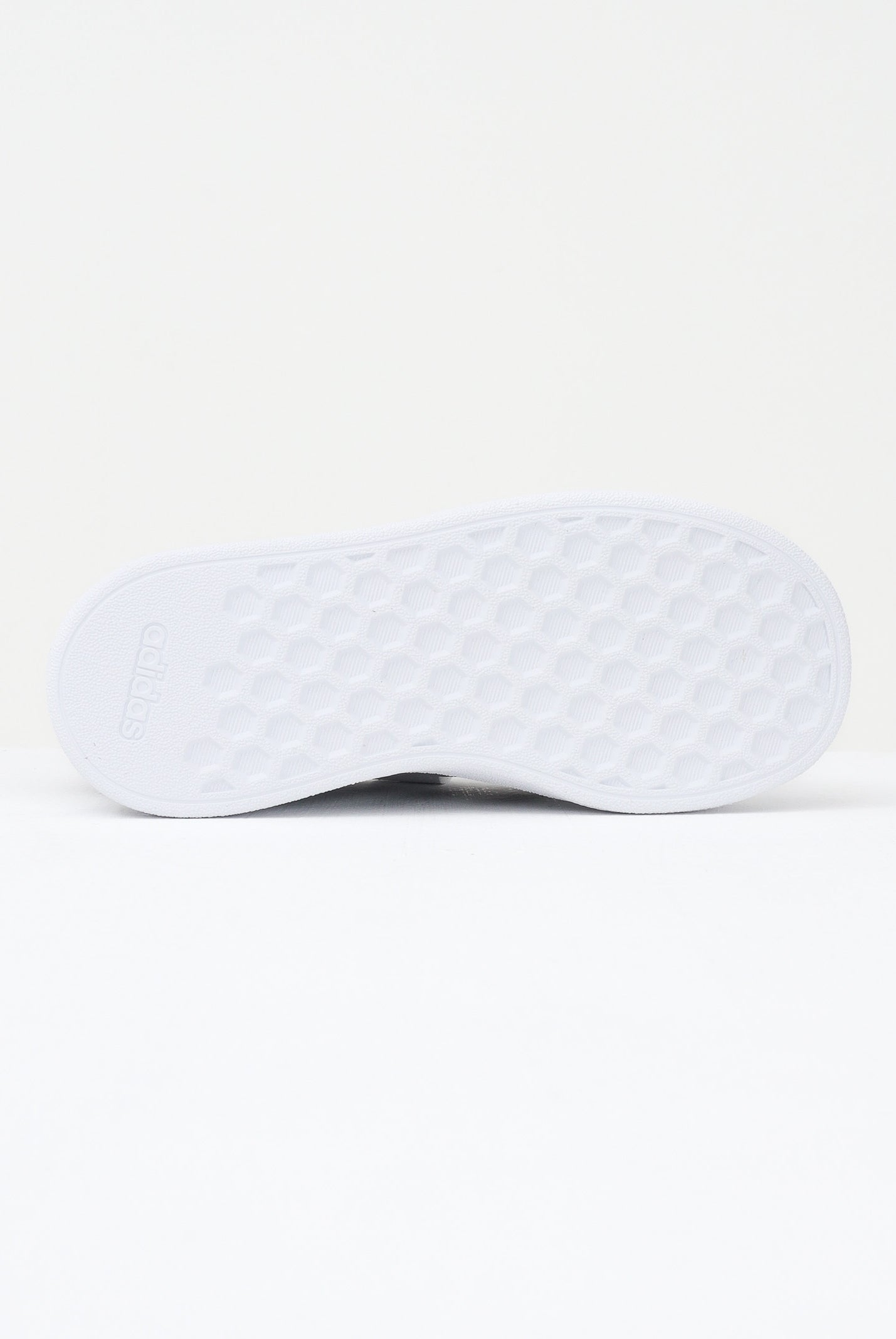 ADIDAS PERFORMANCE Sneakers Grand Court Lifestyle Hook and Loop bianche e nere da neonato GW6527 . ADIDAS PERFORMANCE