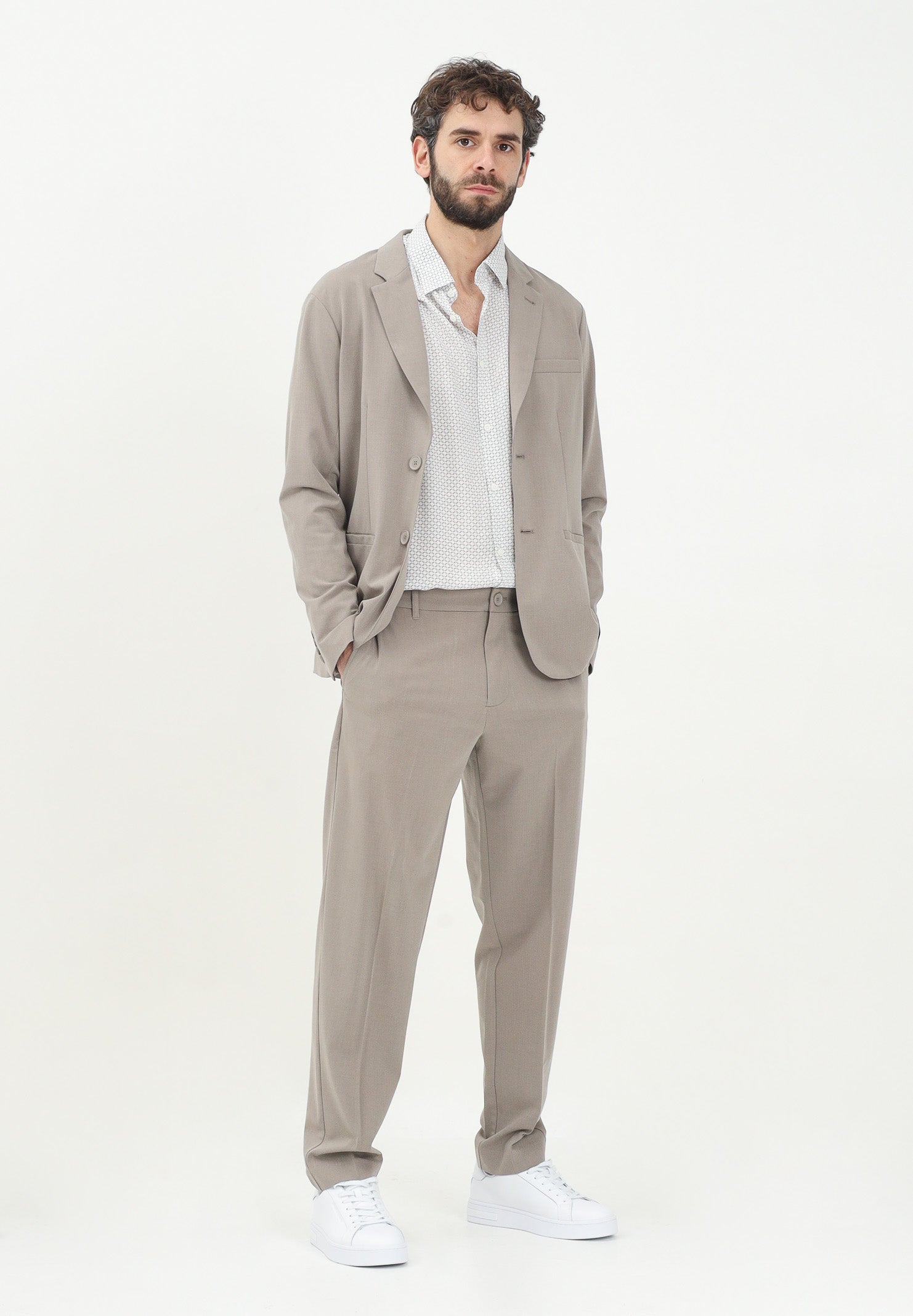 ARMANI EXCHANGE Pantalone elegante beige da uomo XM000346AF10897 U6107 ARMANI EXCHANGE
