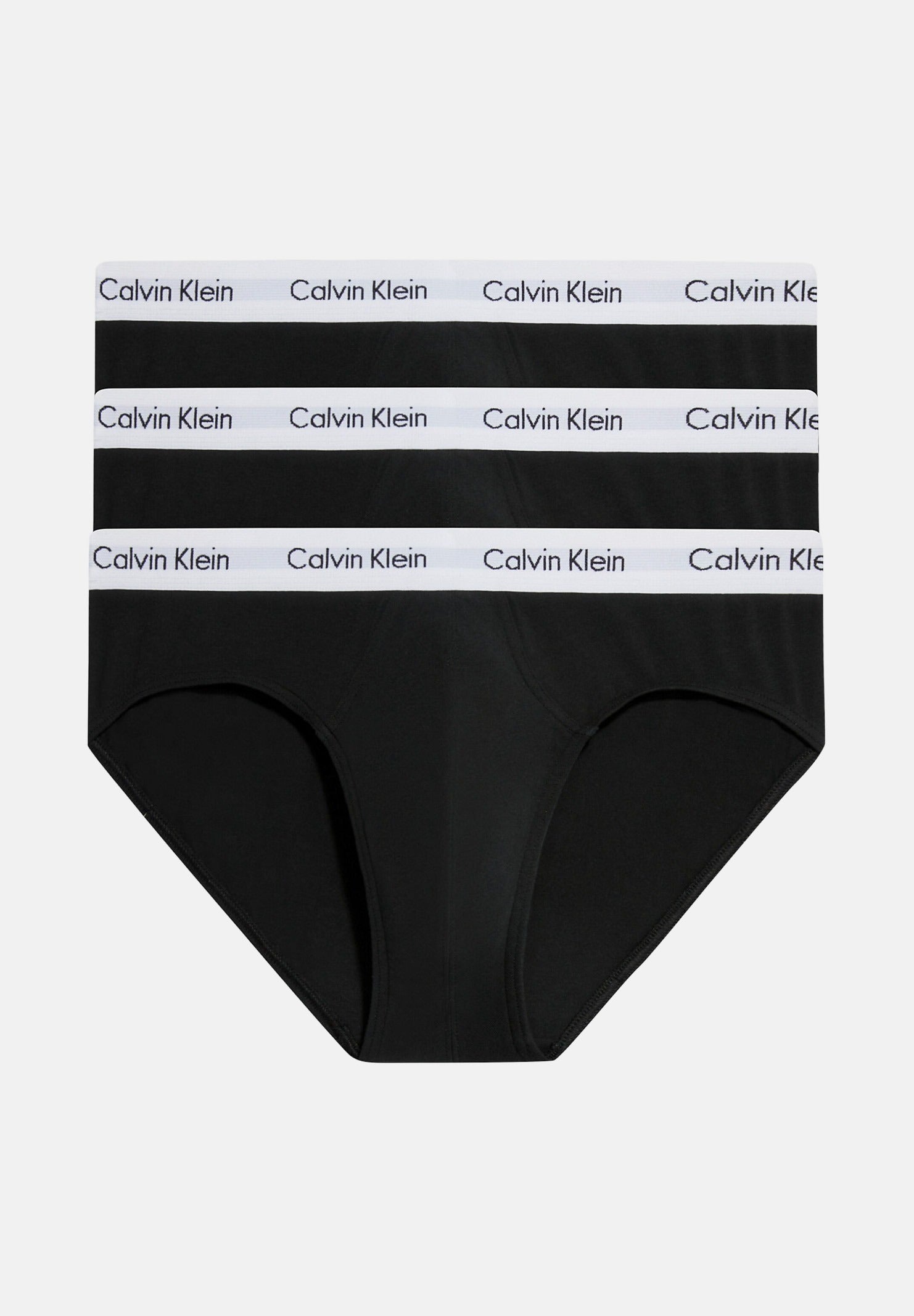 CALVIN KLEIN Set da tre slip neri da uomo 0000U2661G 001 CALVIN KLEIN