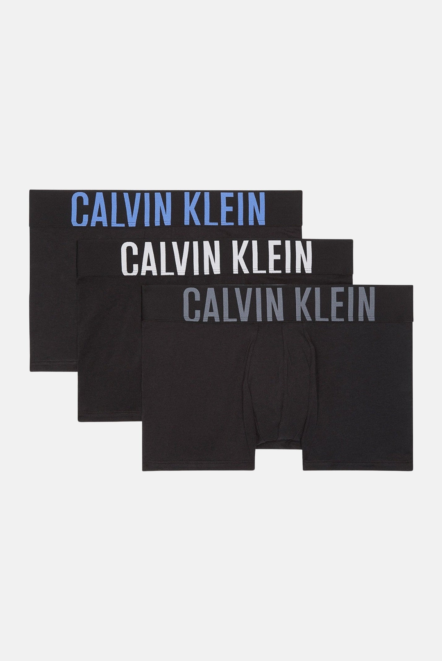 CALVIN KLEIN Set da tre boxer neri da uomo con logo 000NB3608A ZDO CALVIN KLEIN