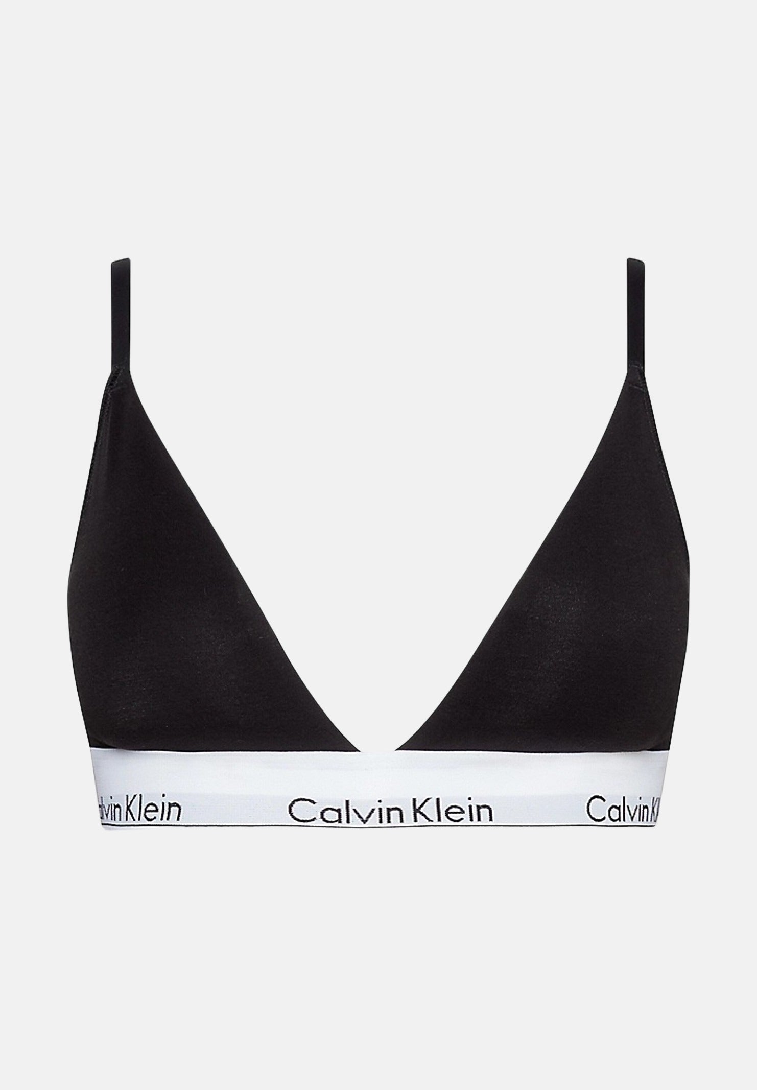 CALVIN KLEIN Reggiseno nero da donna con logo 000QF5650E UB1 CALVIN KLEIN