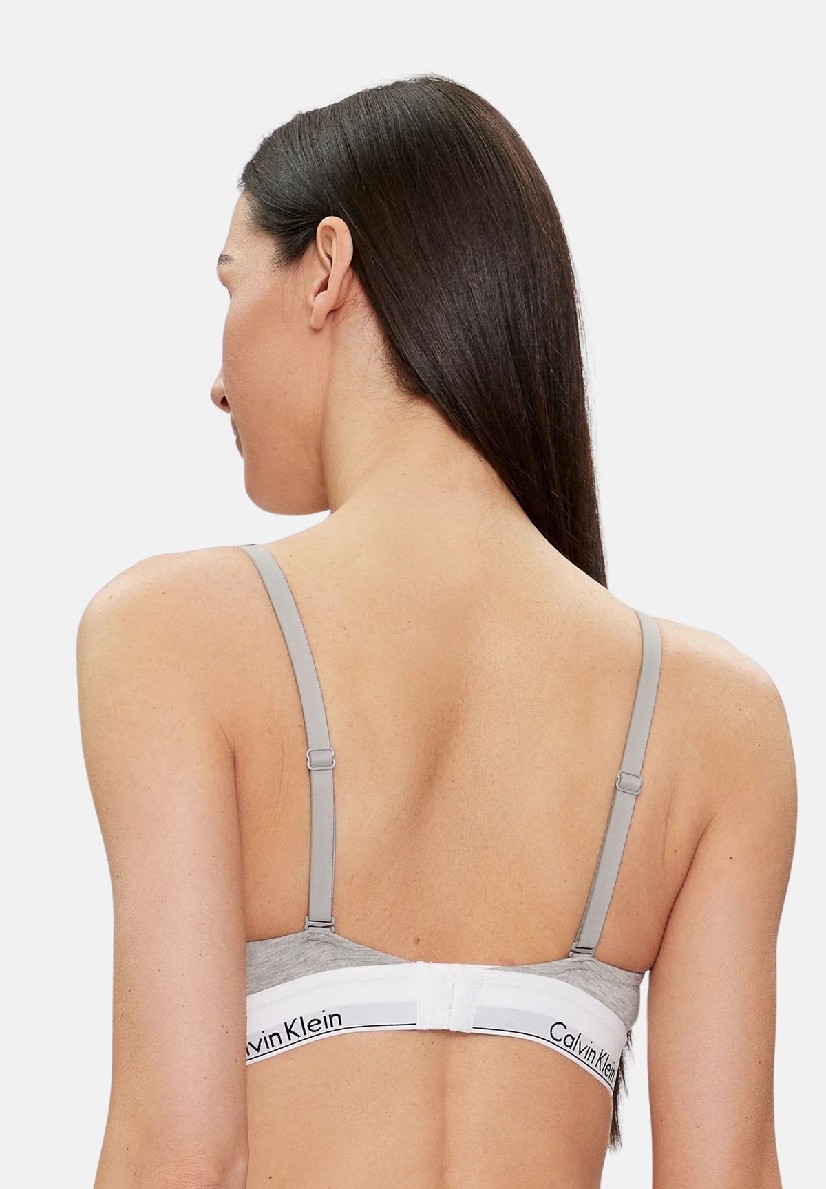 CALVIN KLEIN Bralette Modern Cotton da donna grigia 000QF7586E P7A CALVIN KLEIN