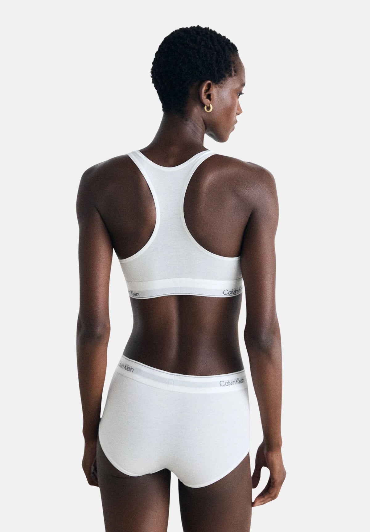 CALVIN KLEIN Bralette bianca da donna LV00QF8493 100 CALVIN KLEIN
