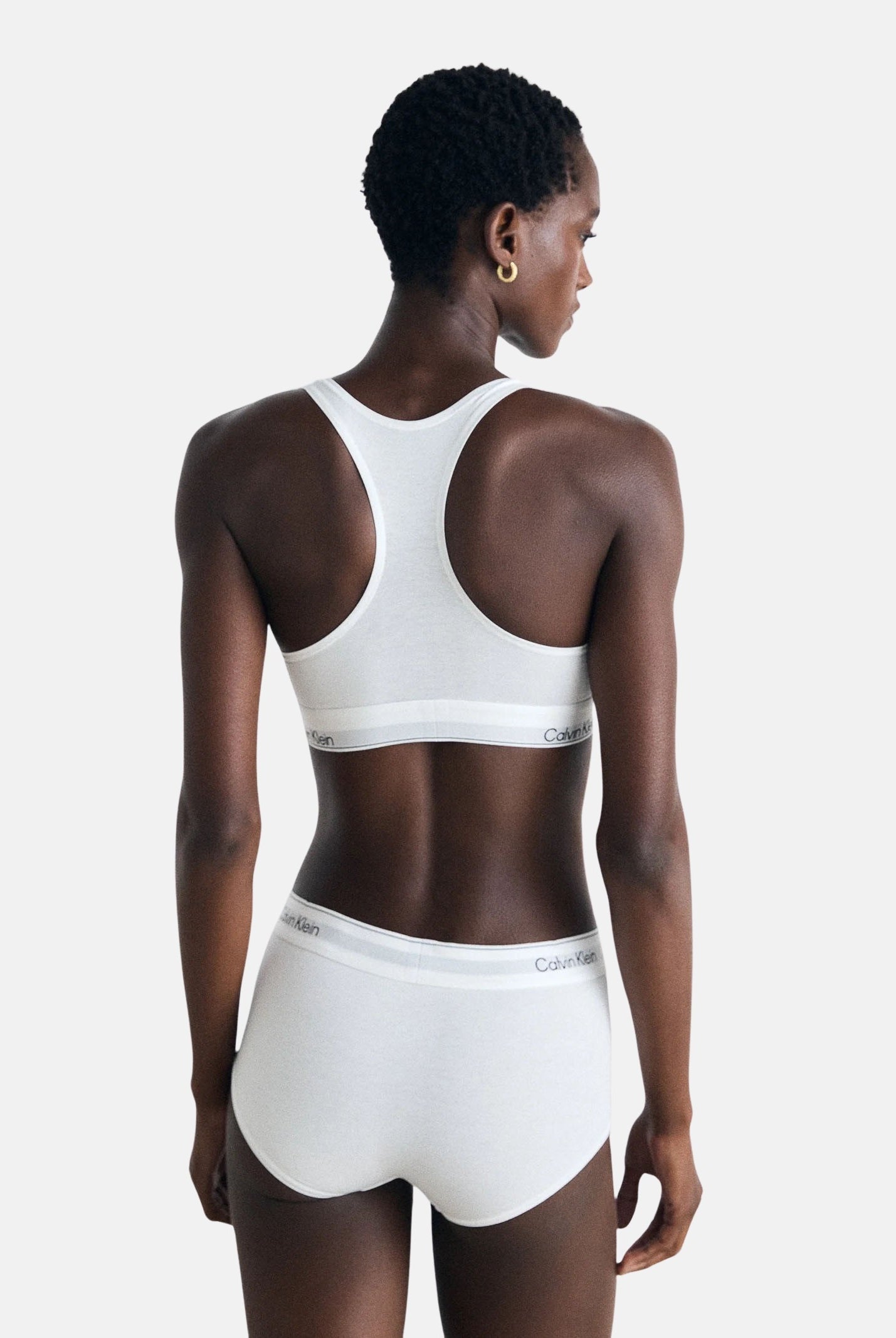 CALVIN KLEIN Bralette bianca da donna LV00QF8493 100 CALVIN KLEIN