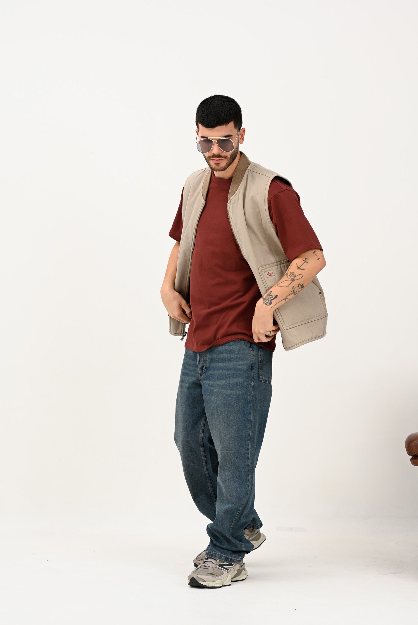 DICKIES Smanicato beige da uomo DK0A87O40DS1 . DIckies