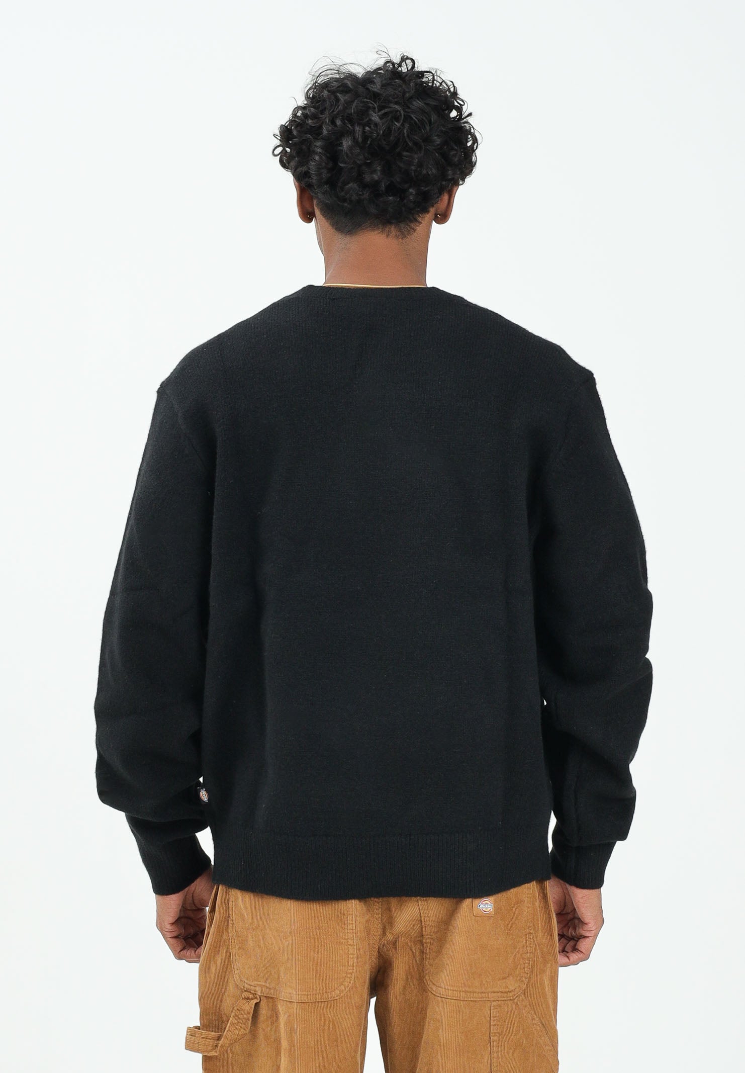 DICKIES Maglione girocollo Ruston nero da uomo DK0A87OQBLK1 . DIckies