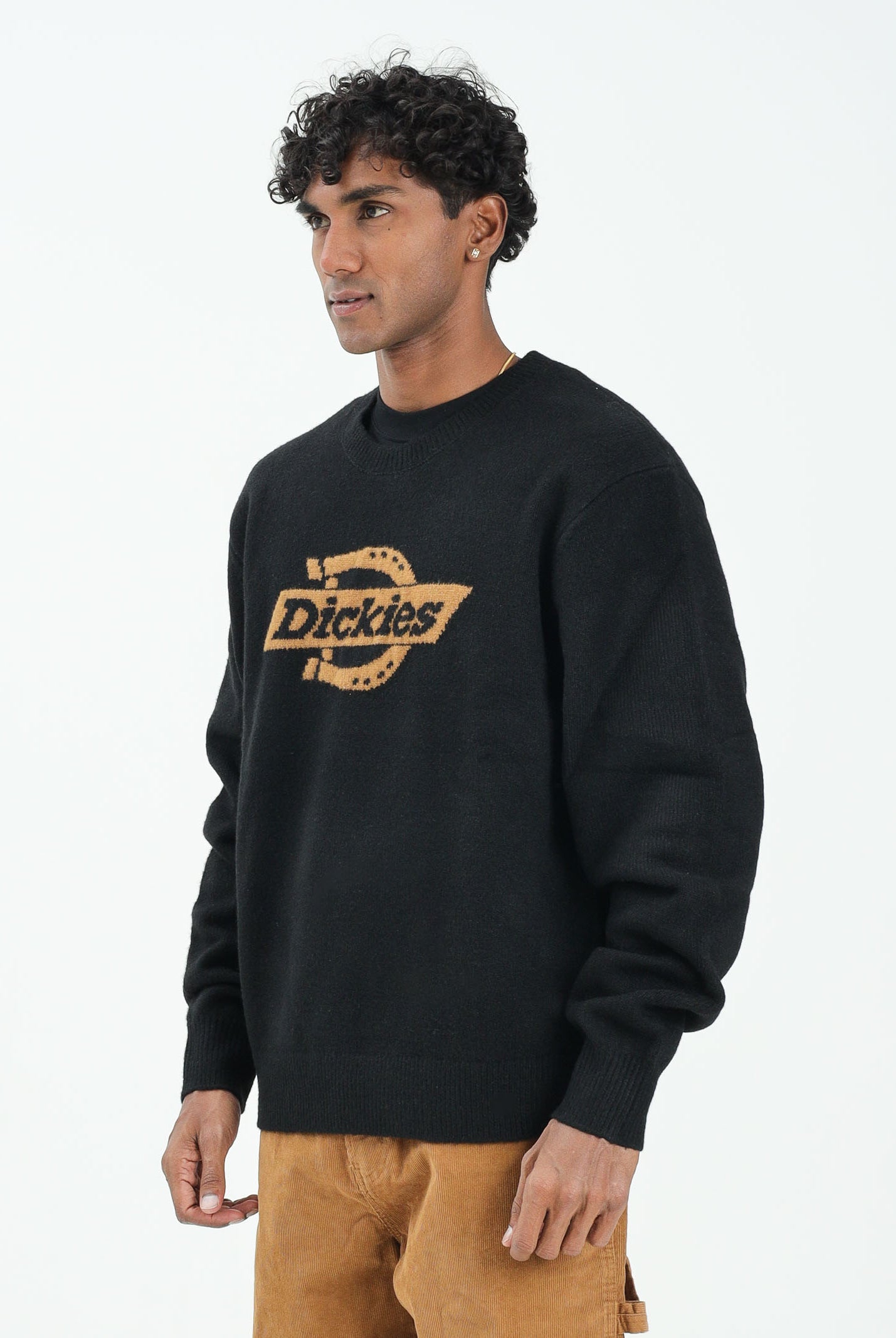 DICKIES Maglione girocollo Ruston nero da uomo DK0A87OQBLK1 . DIckies
