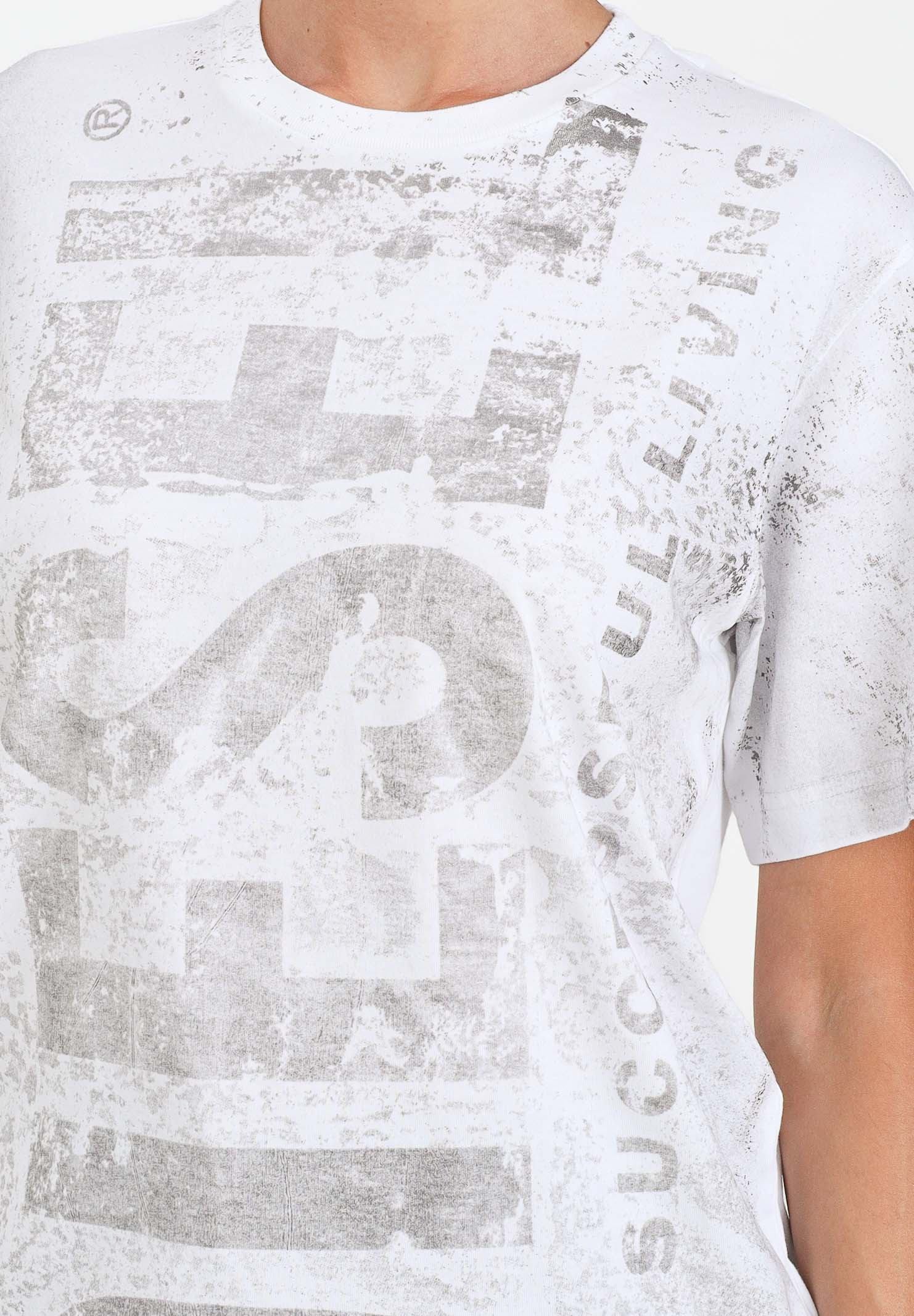 DIESEL T-shirt a manica corta bianca per donna, ragazzi e bambini con logo J02479KYAZW K100 DIESEL