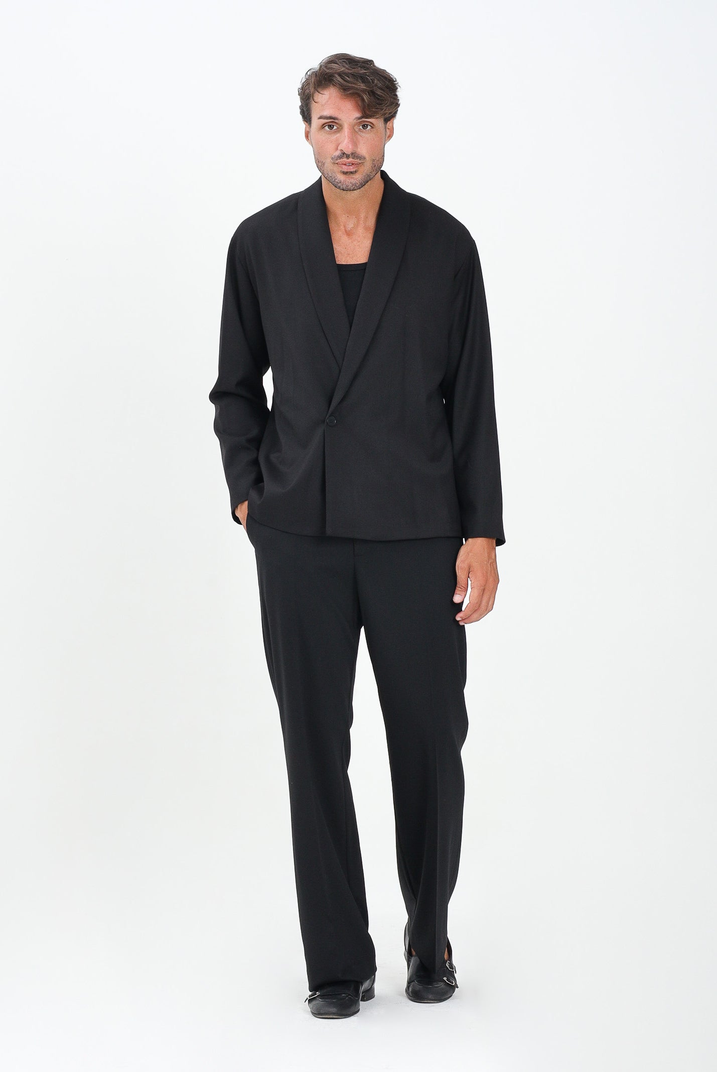 I'M BRIAN Pantalone nero da uomo PA3498 009 I'M BRIAN