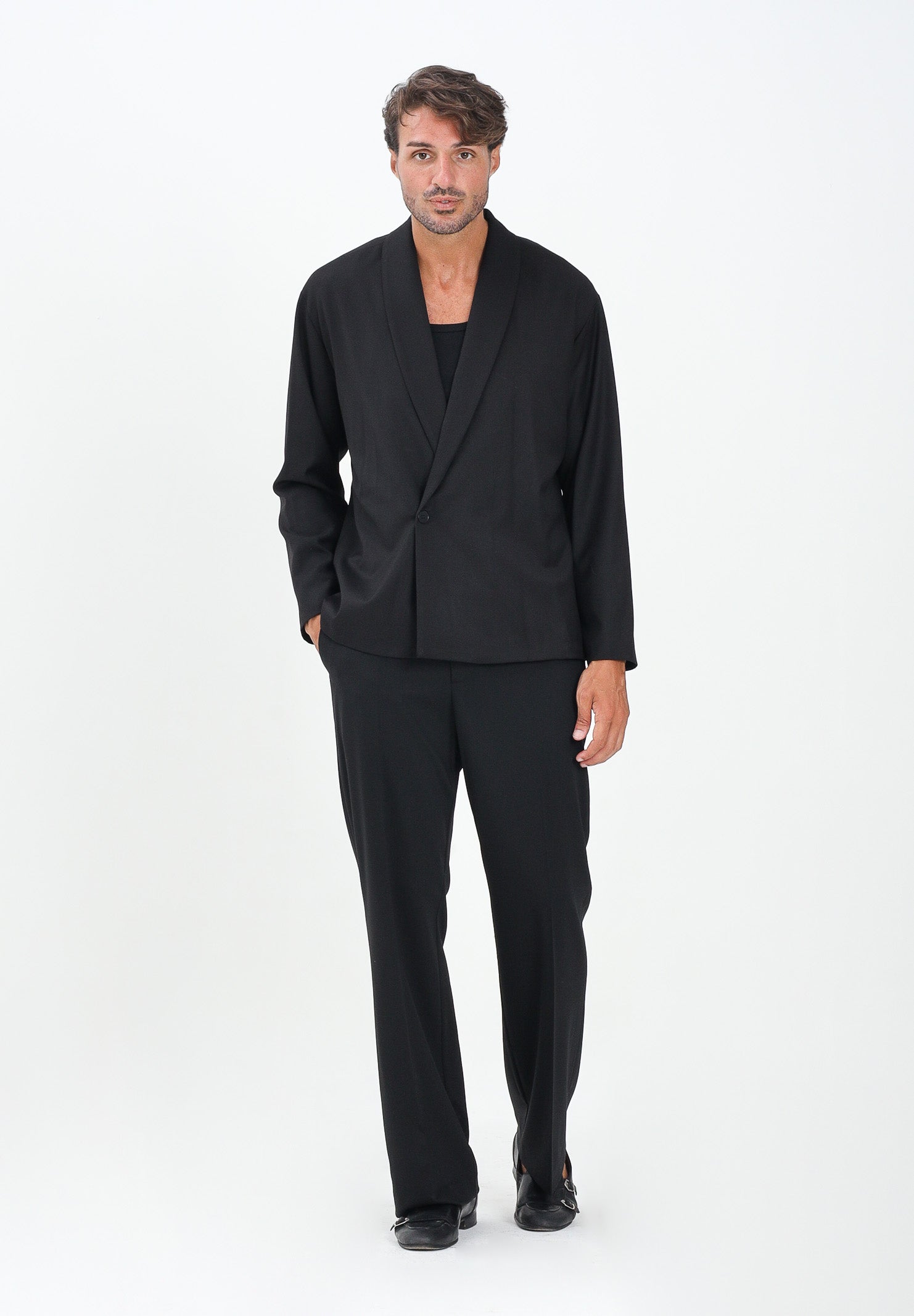 I'M BRIAN Pantalone nero da uomo PA3498 009 I'M BRIAN