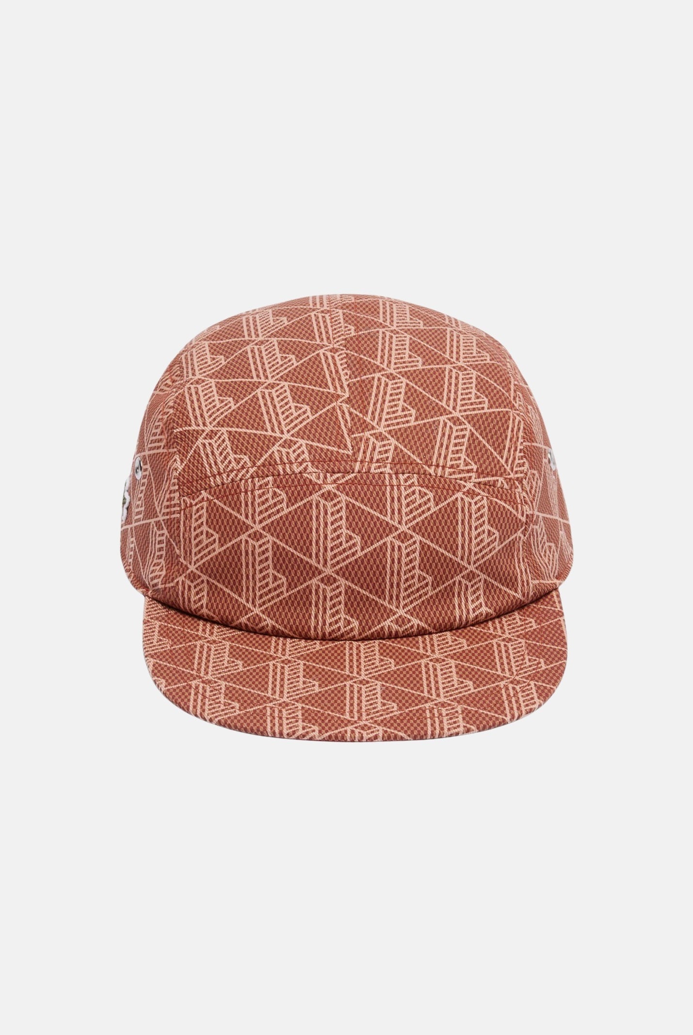 LACOSTE Cappello con visiera marrone chiaro per uomo e donna caratterizzato da stampa monogram RK0763 HHI LACOSTE