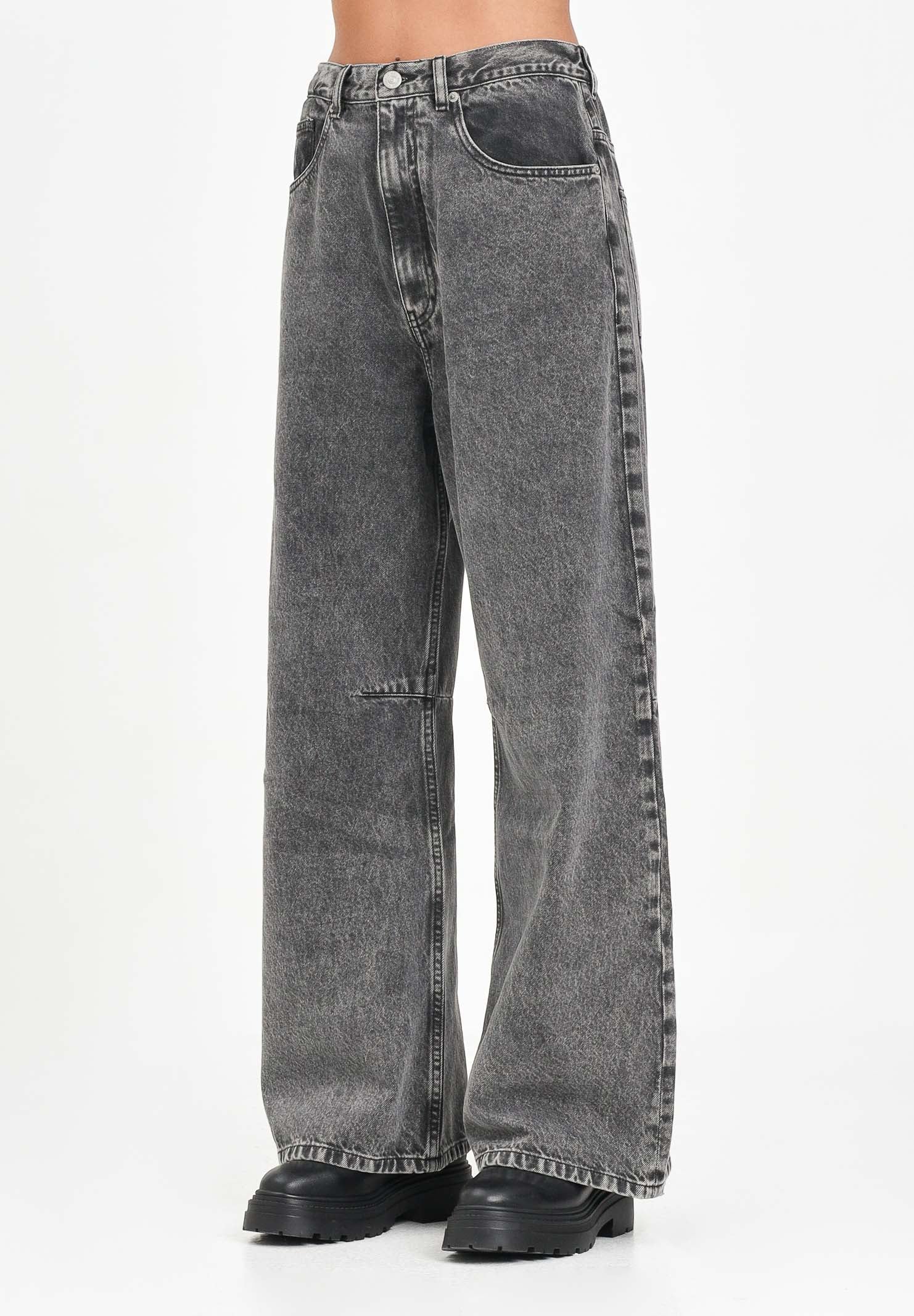 MAISON MARGIELA Jeans per donna, ragazzi e bambini in denim nero con leggere sfumature M60844MM06D M602 MAISON MARGIELA