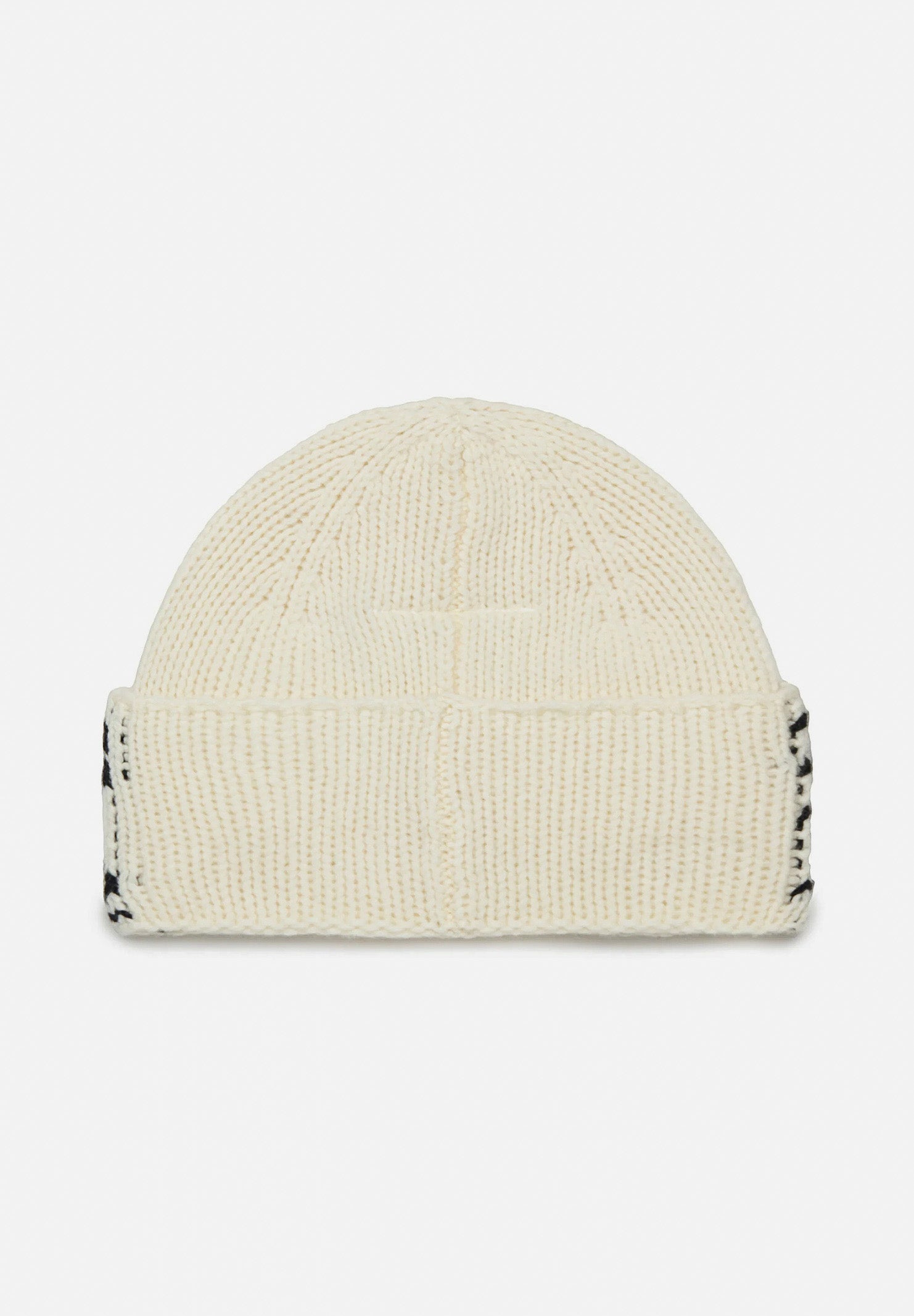 MAISON MARGIELA Berretto di lana panna per uomo e donna con Numeric logo jacquard M60915MM06M M6101 MAISON MARGIELA